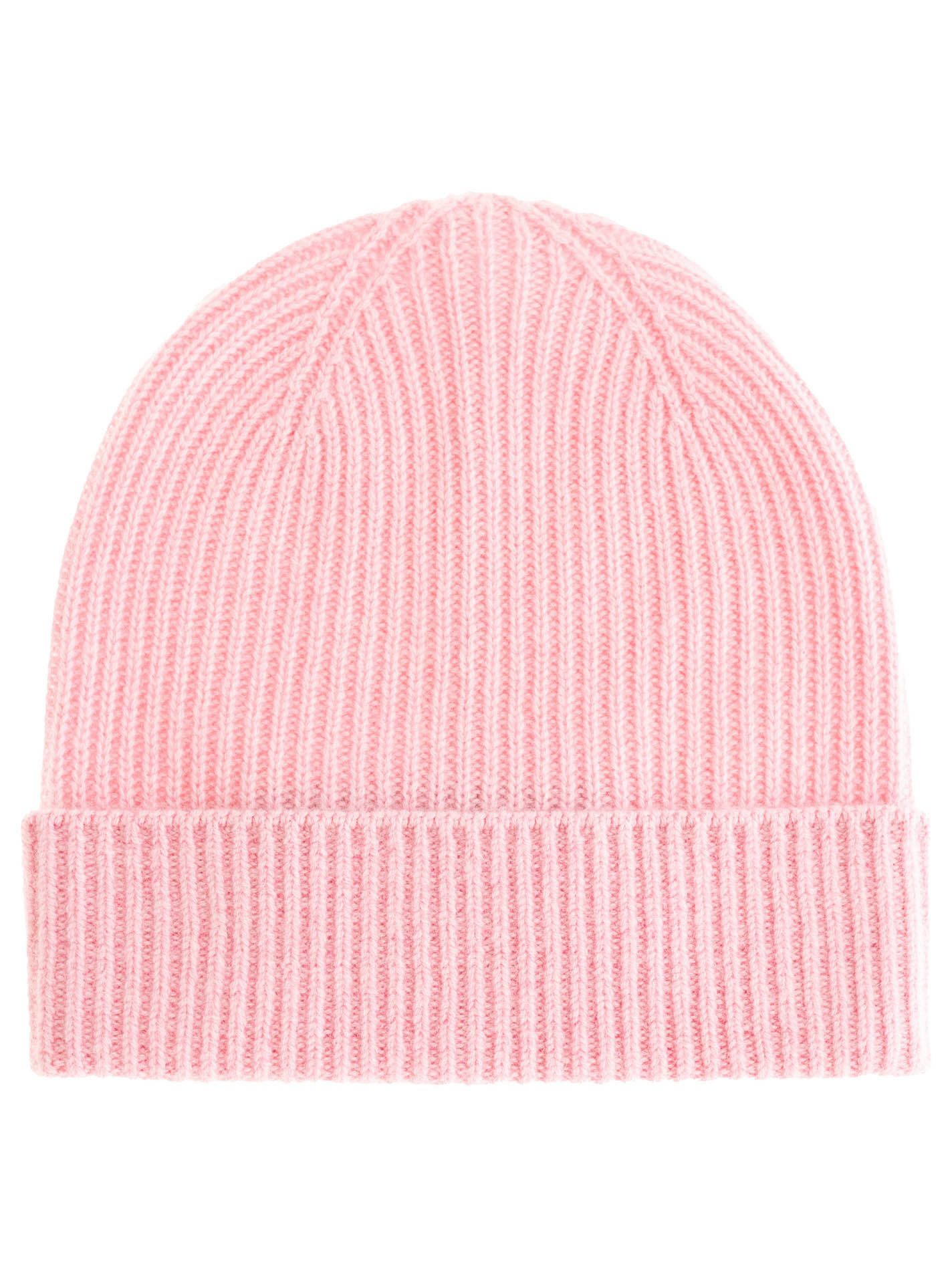 Strickmütze 100% Kaschmir Umschlagmütze