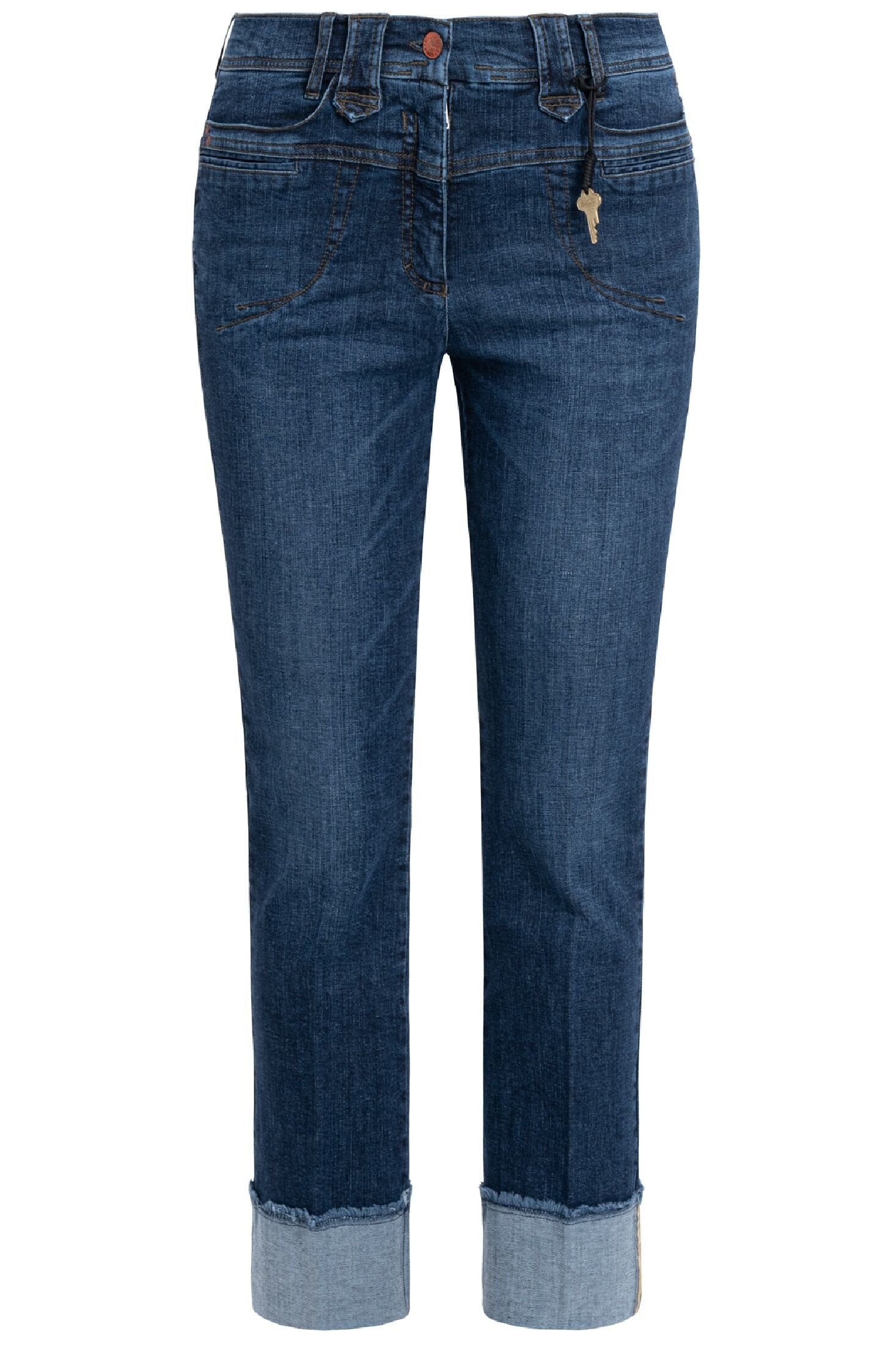 Recover Pants 5-Pocket-Jeans ALINA DENIM-BLUE