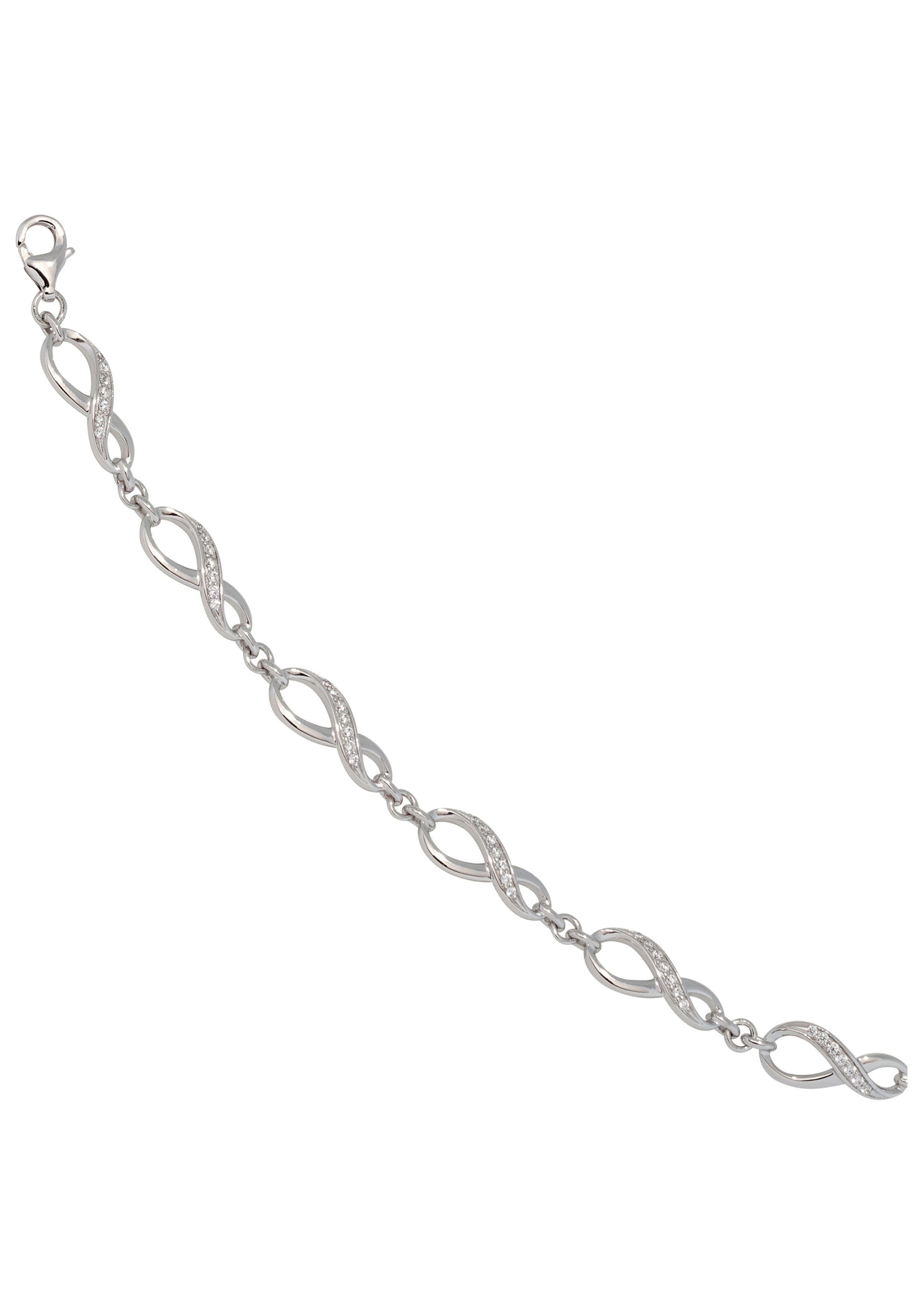 JOBO Silberarmband Unendlichkeit, 925 Si...