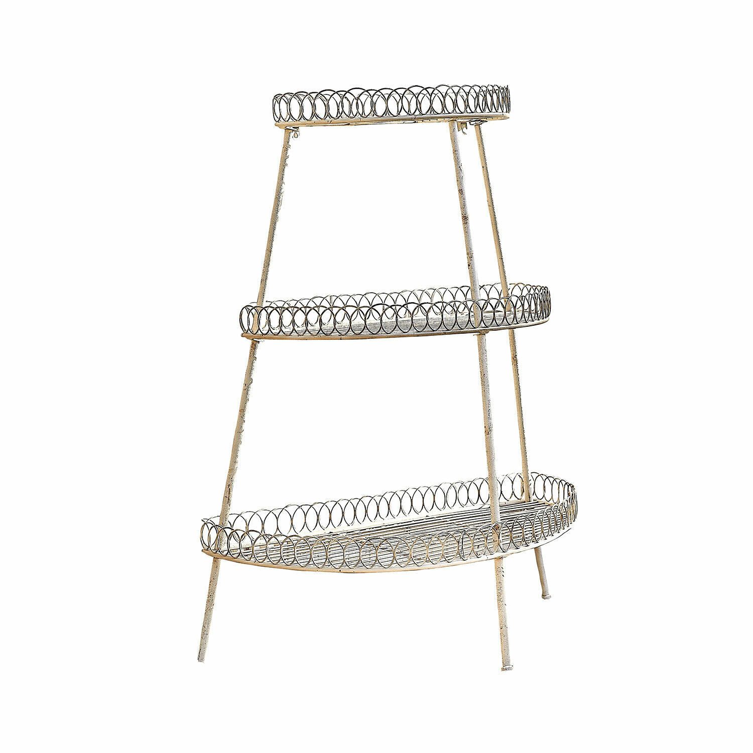 Mirabeau Etagere Etagere Lorivane antikweiß, Eisen