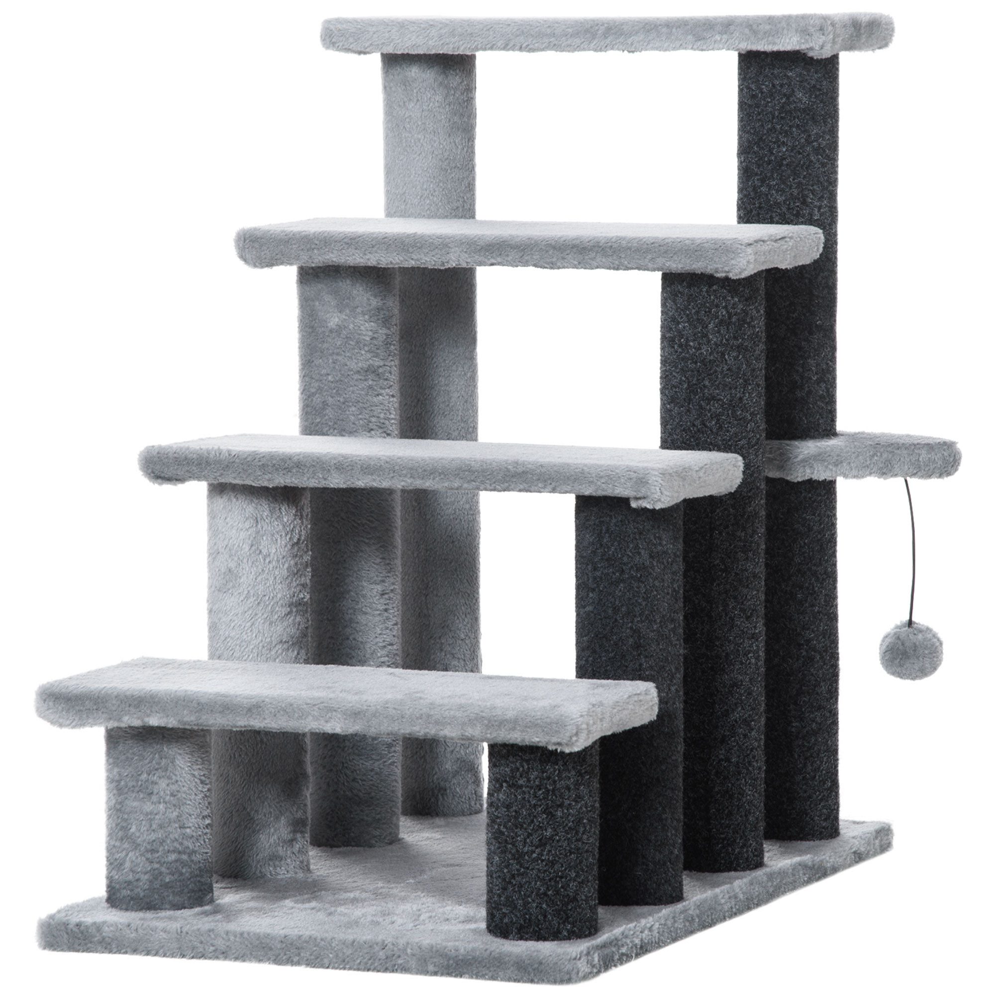 Elegear Kratzbaum 63,5x43x60cm Tiertreppe Katzentreppe mit günstig online kaufen