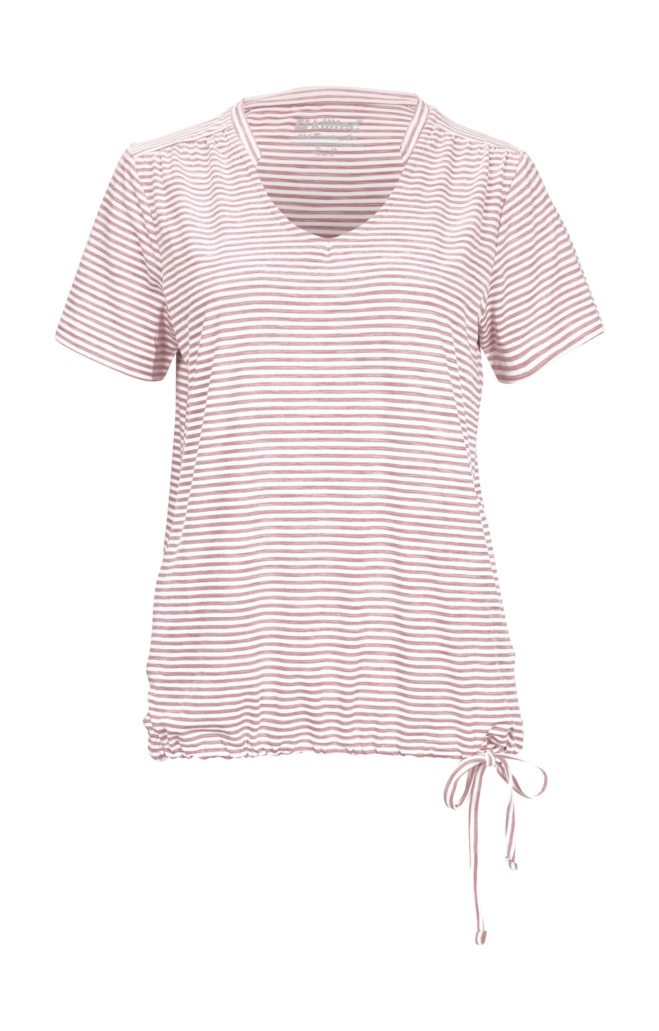 Killtec T-Shirt WMN TSHRT F Gestreiftes, schnelltrocknendes Funktionsshirt günstig online kaufen