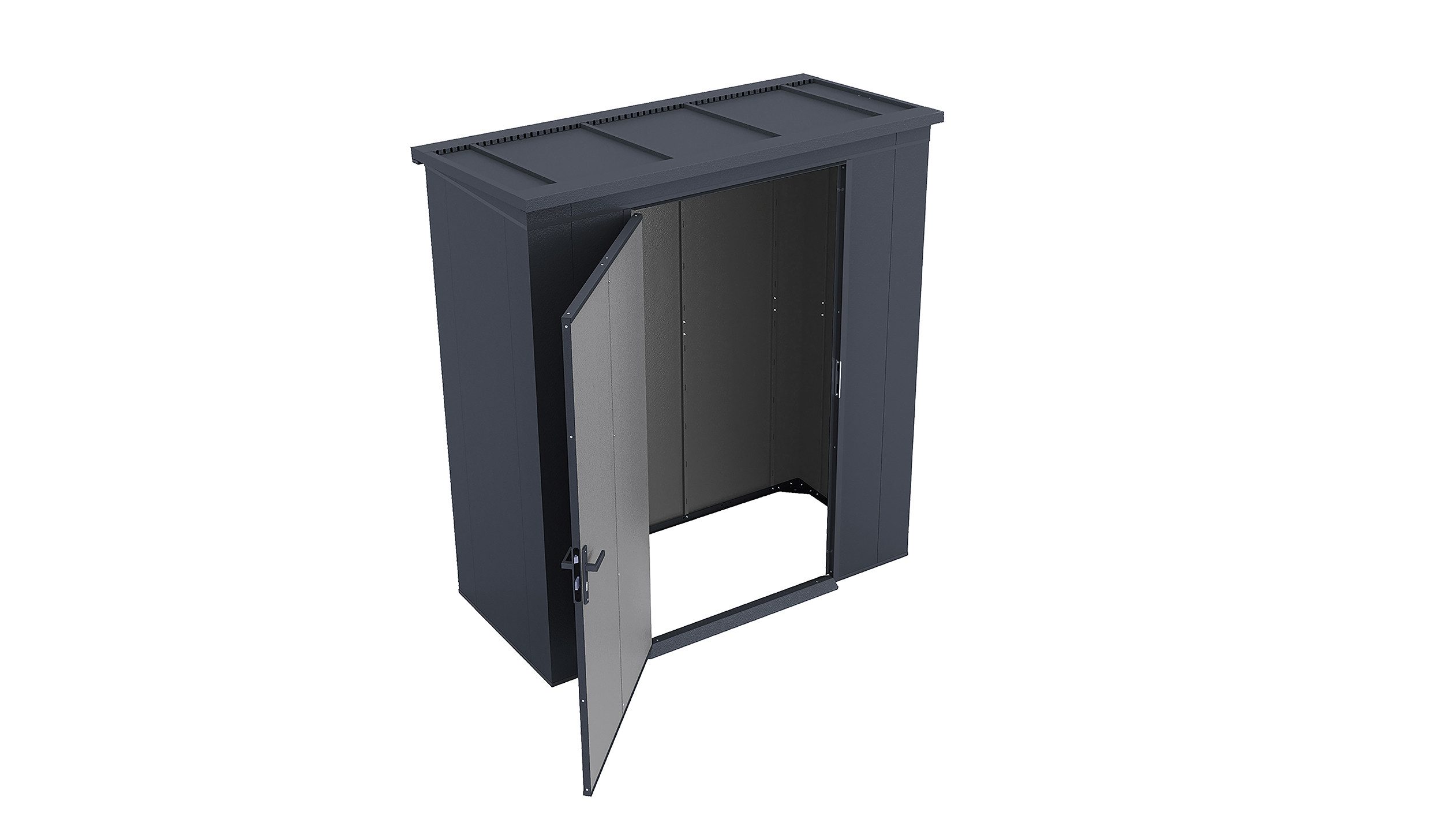 weka Gerätehaus Gary 1, BxT: 192x98 cm, Metall pulverbeschichtet, Größe 1