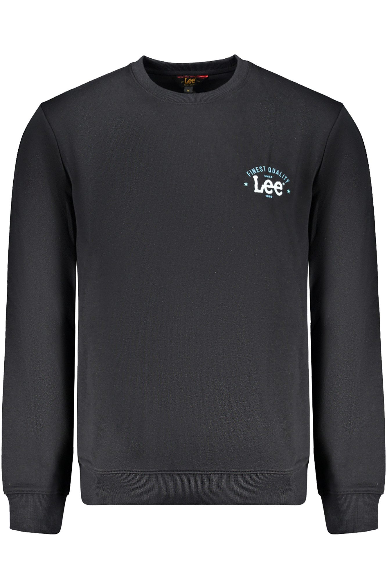 Lee® Sweatshirt Schwarzes Herren-Sweatshirt: Rundhals, Langarm