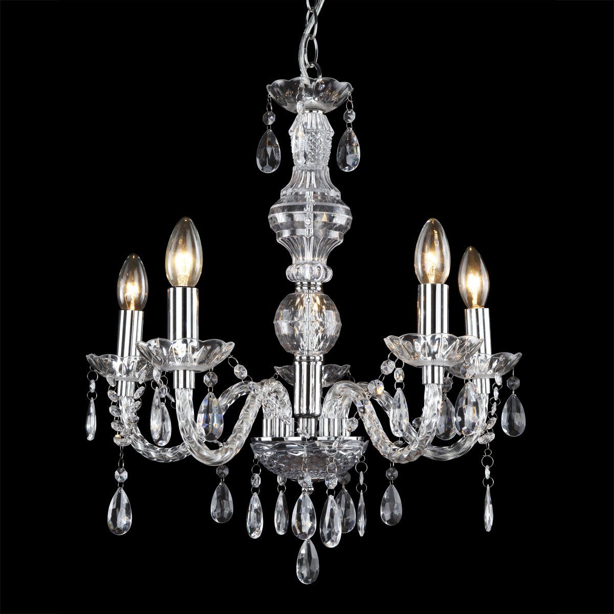 lux.pro Kronleuchter, Beleuchtung, ohne Leuchtmittel, »Elegance« Ø 52 cm mi günstig online kaufen