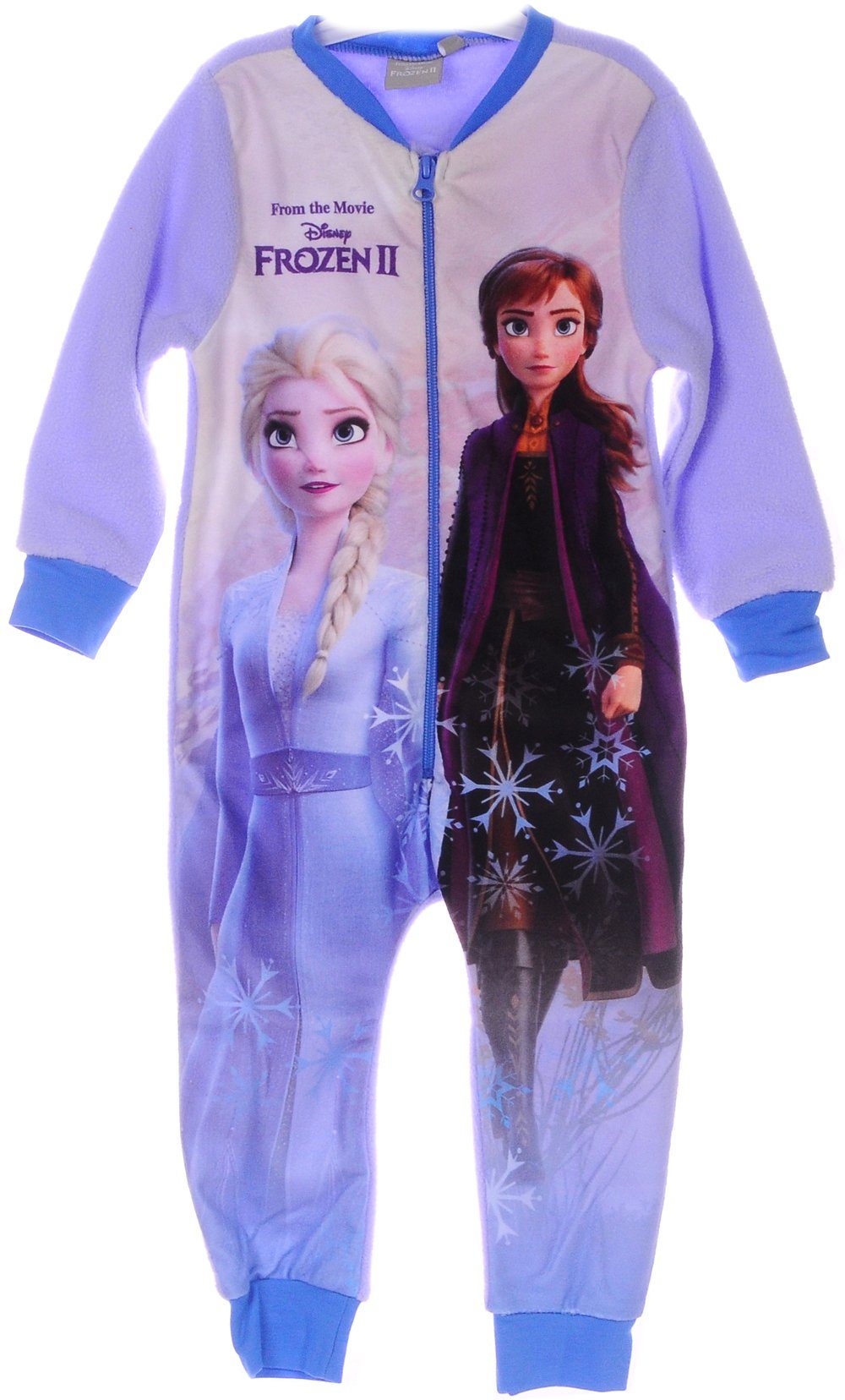 Fleeceoverall Schlafanzug für Kinder Overall Einteiler Pyjama in Lila kuschelig weich, warm, aus Fleece, 92 98 104