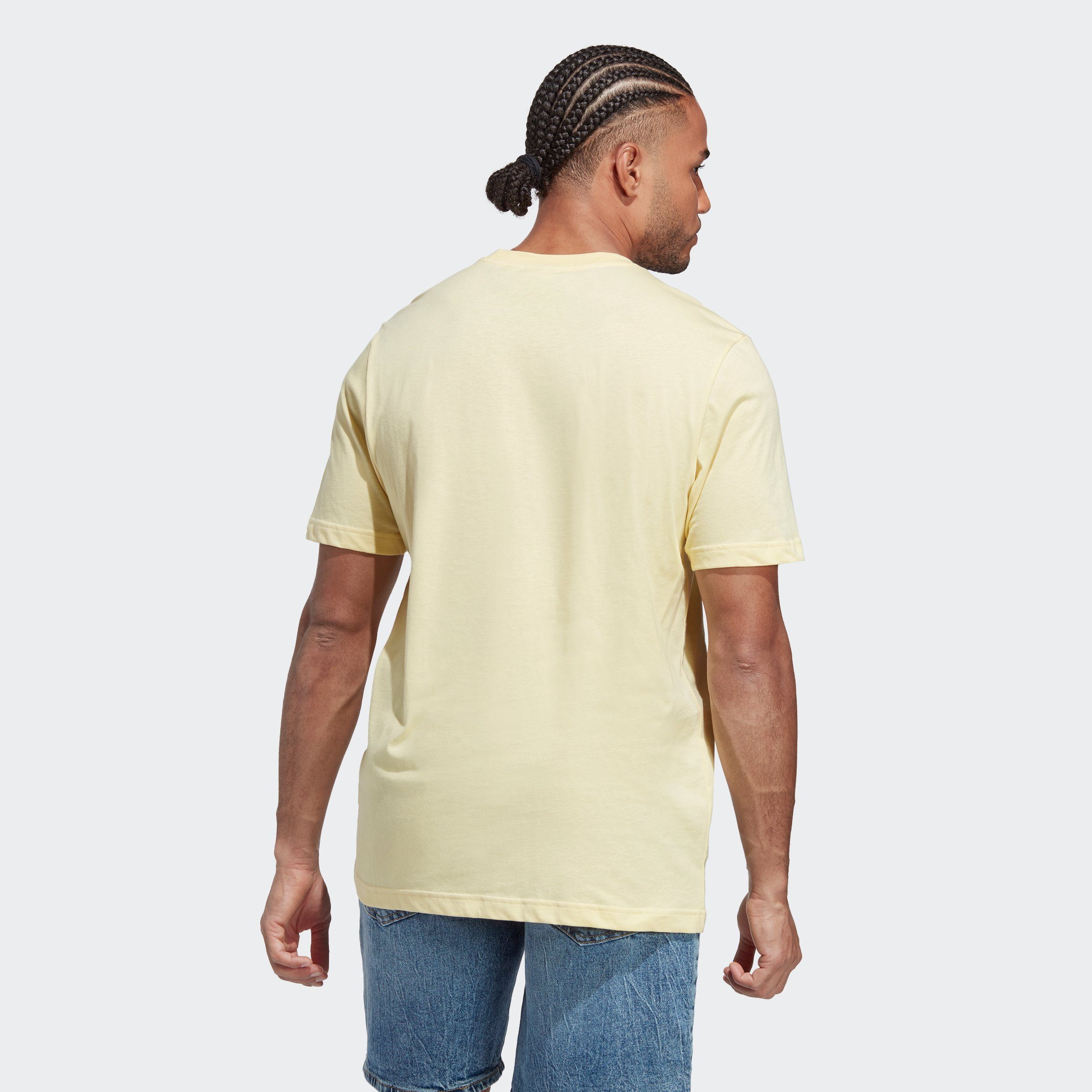 adidas Originals T-Shirt TREFOIL Almost ESSENTIALS Yellow