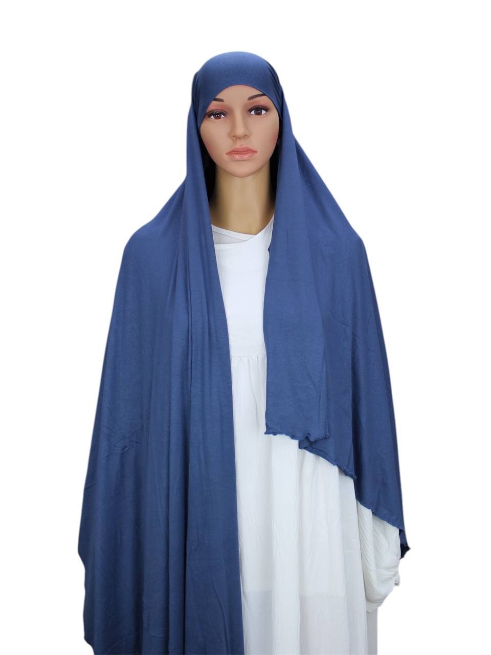 Aymasal Kopftuch XXL Jersey luxuriance Hijab mit integriertem Bone Scarf Ko günstig online kaufen