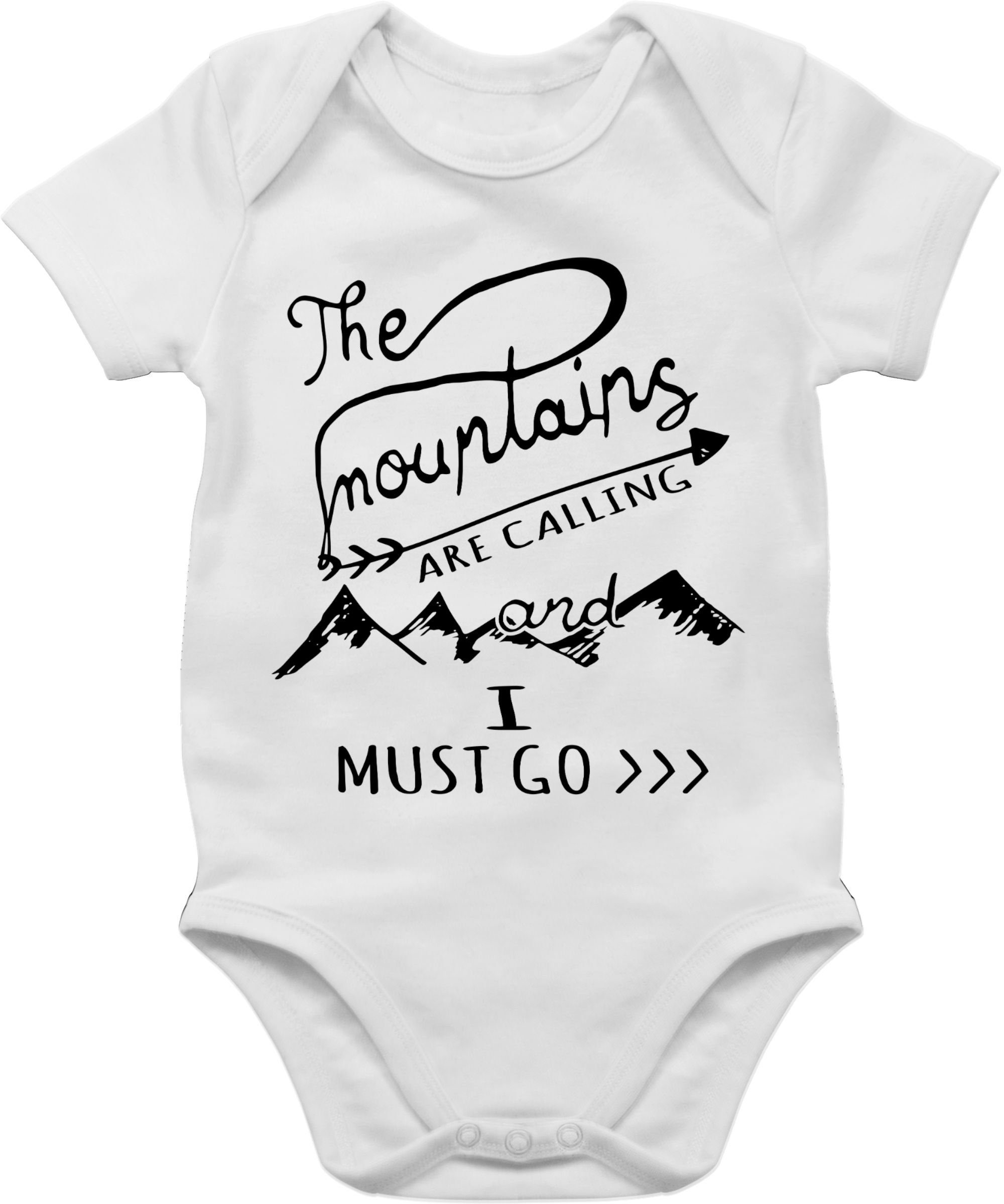 are Shirtbody Shirtracer 1 Trends Baby Mountains Weiß Aktuelle calling The