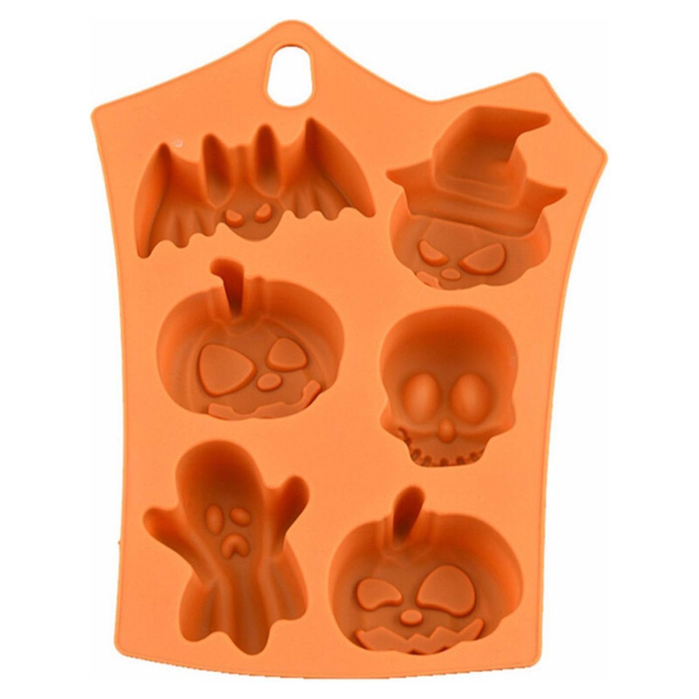 Silikonform Metamorph Figuren Halloween Eiswürfelform 6-fach