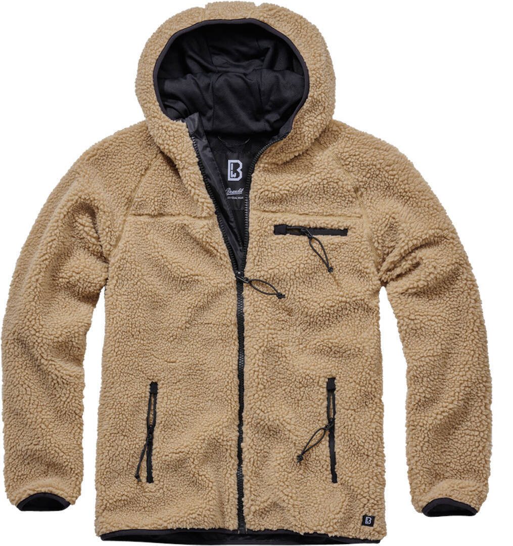 Brandit Motorradjacke Teddyfleece Worker Jacke Atmungsaktiv reißverschluss günstig online kaufen
