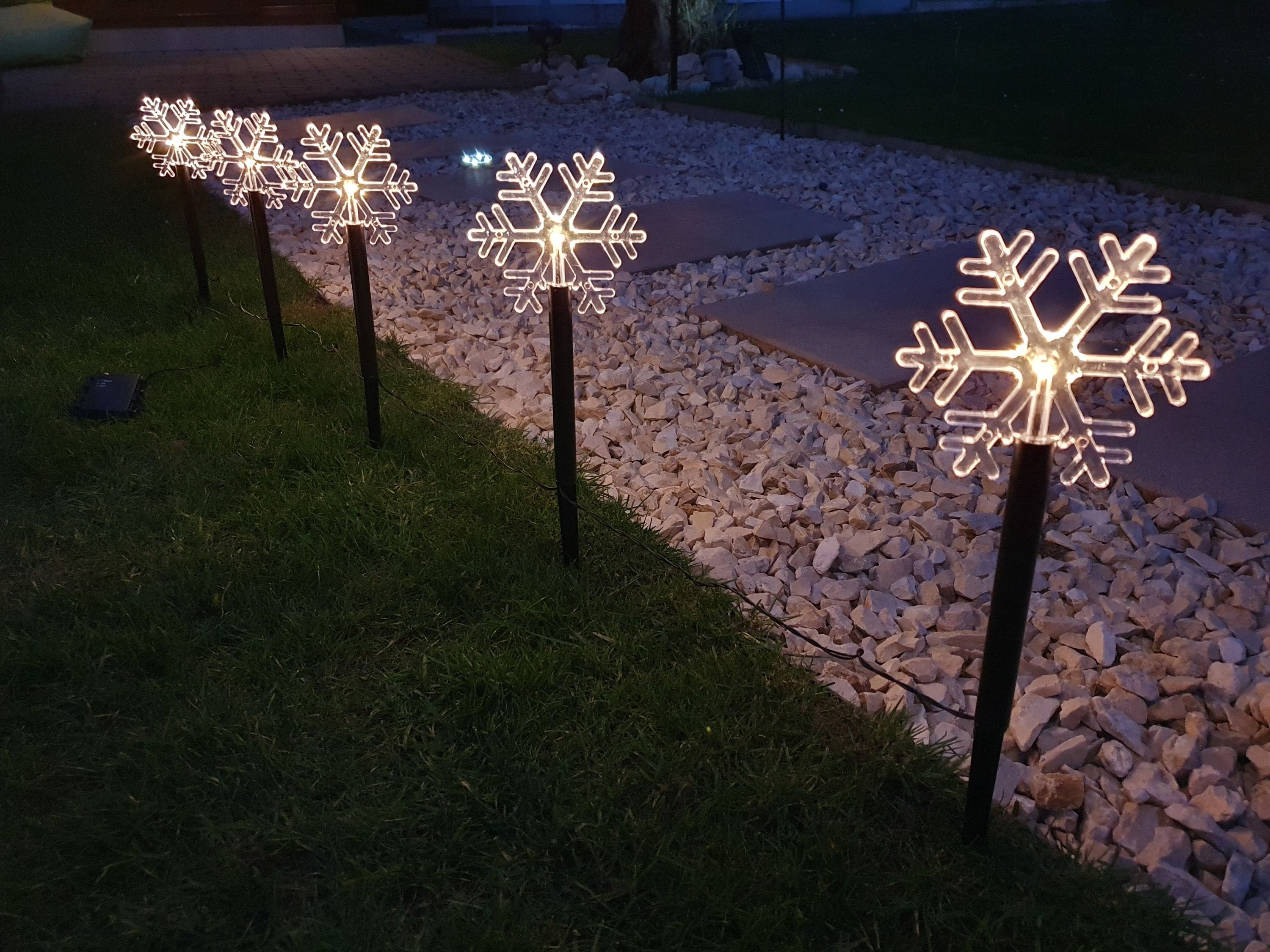 FHS LED Dekolicht LED-Leuchtstäbe Schneeflocke, 5 günstig online kaufen