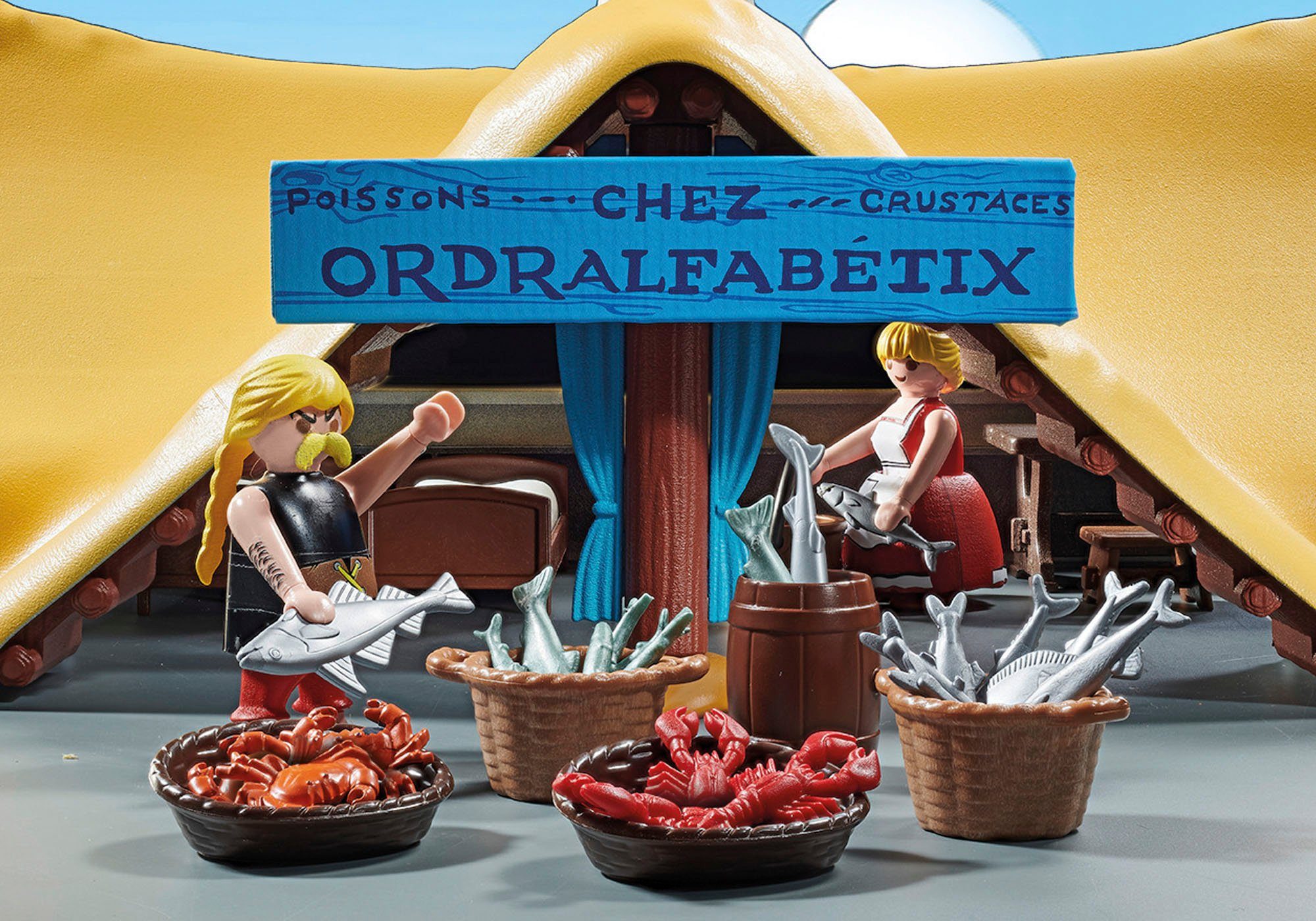Playmobil® Hütte des Verleihnix (71266), Asterix Konstruktions-Spielset, (73 St), Made in Germany
