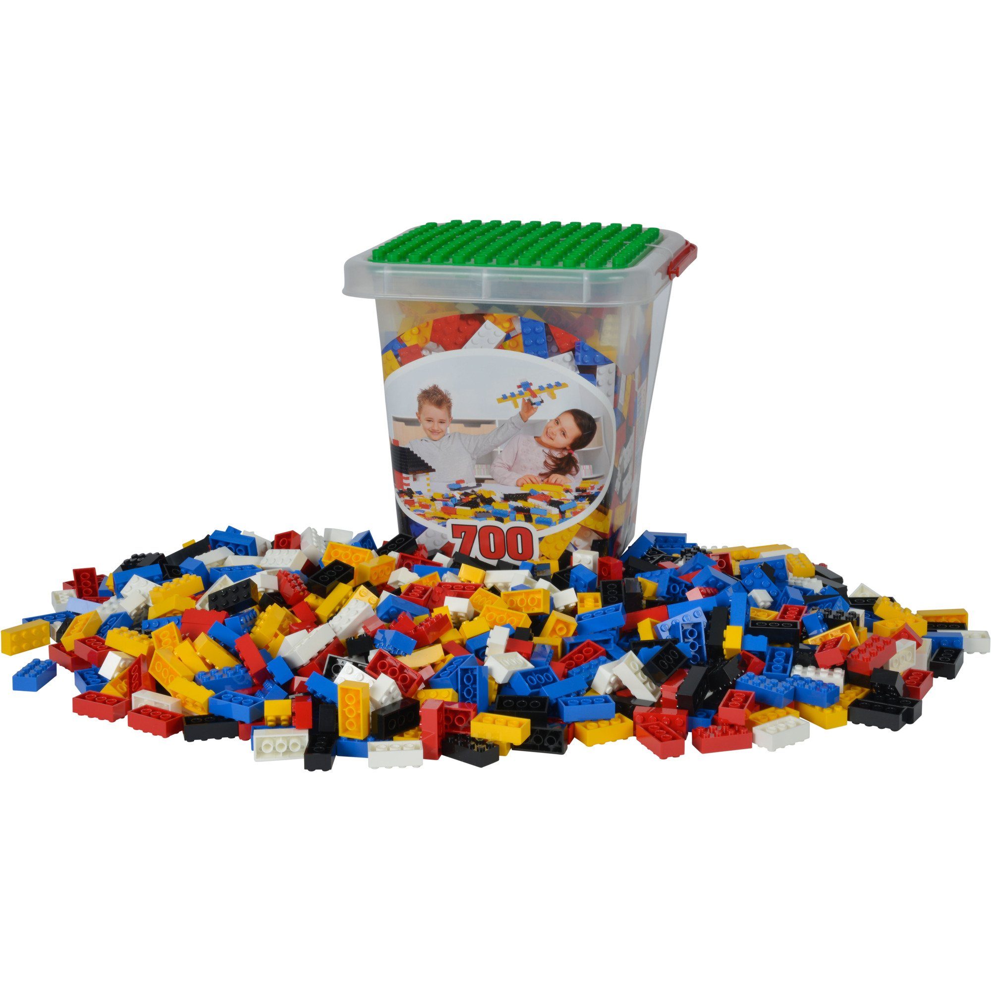 Androni ANDRONI Blox Eimer 700 8er Steine, Spielbausteine