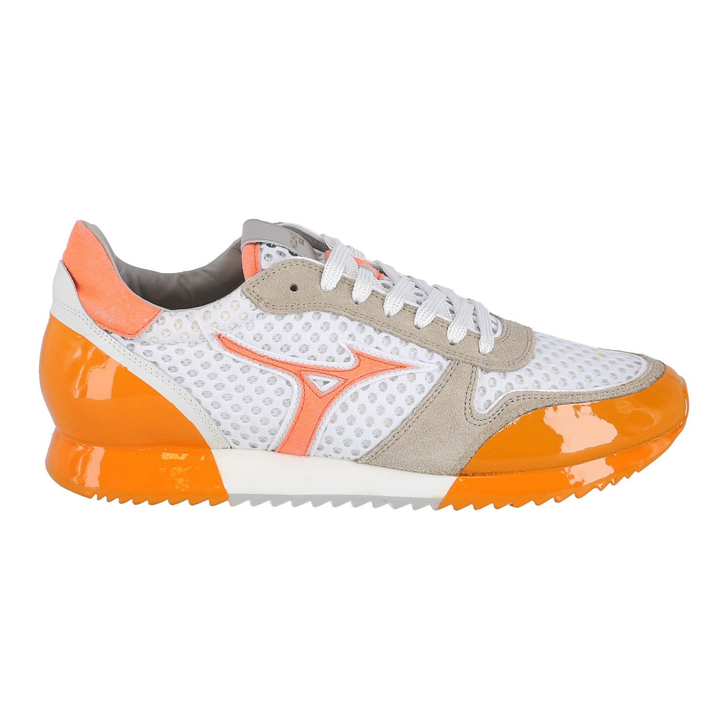 Mizuno Etamin 2 Poliuretano weiss/orange Herren Sneaker günstig online kaufen