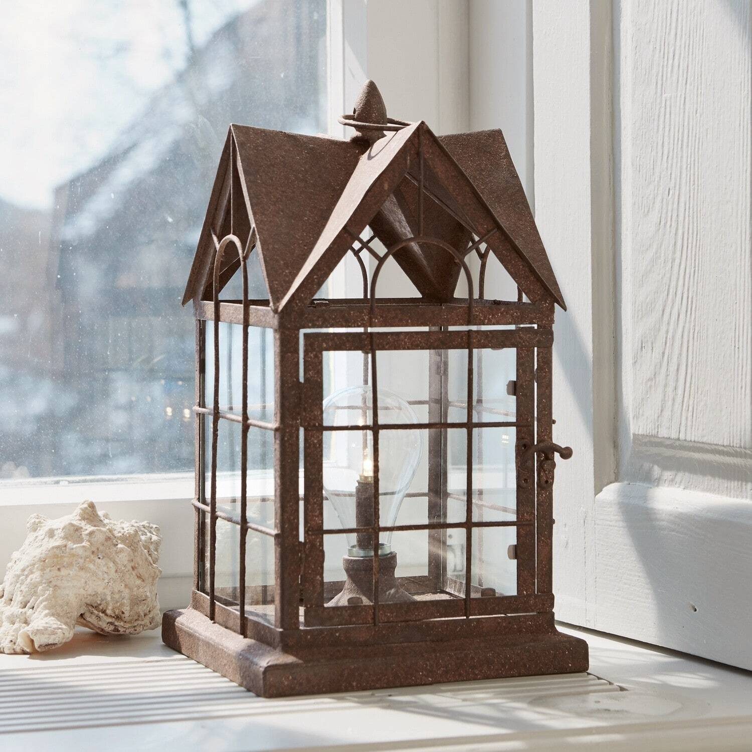 Mirabeau LED Laterne LED-Laterne Manor House antikbraun günstig online kaufen