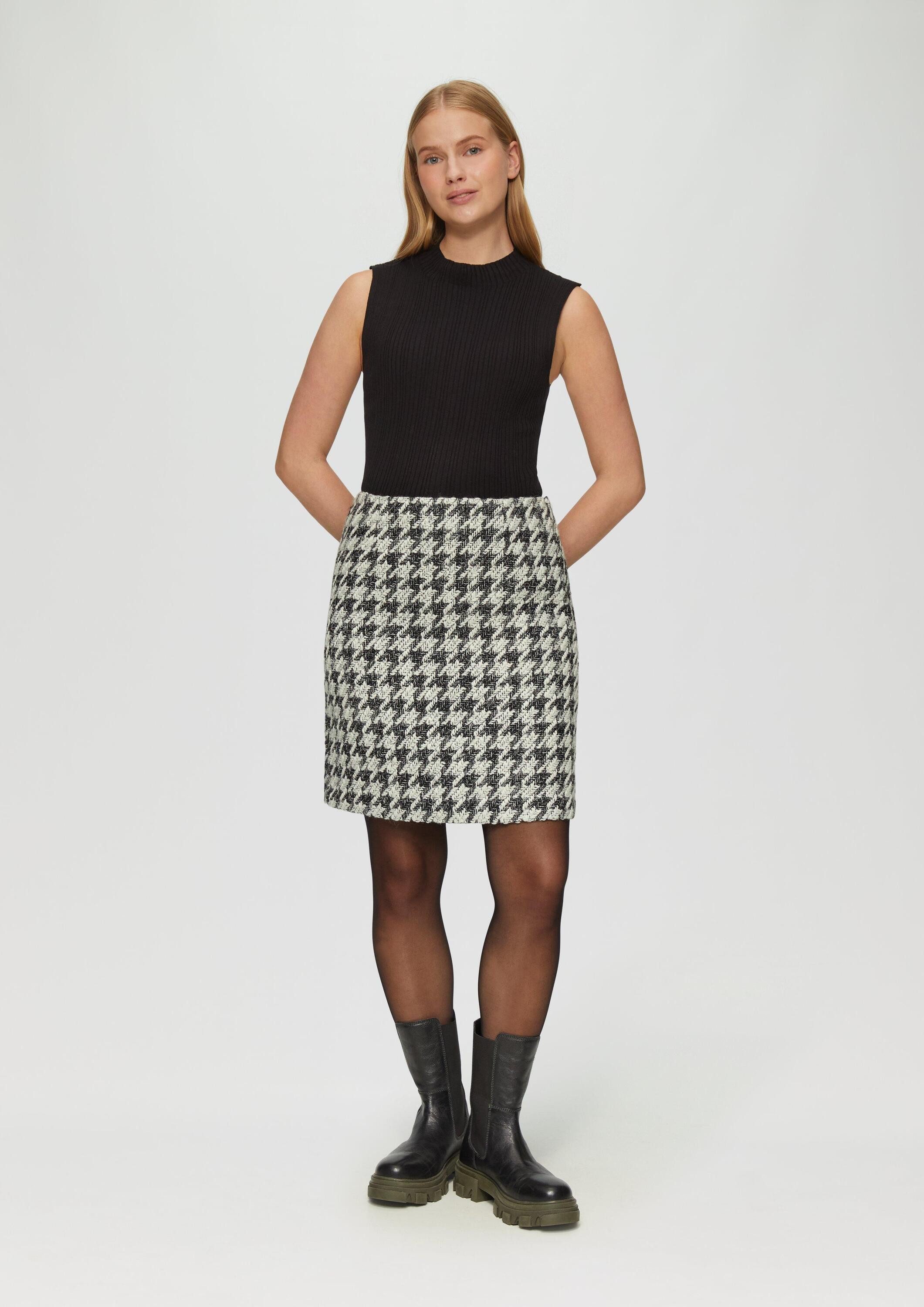 s.Oliver Minirock Rock Bouclé-Rock mit leichtem Futter günstig online kaufen