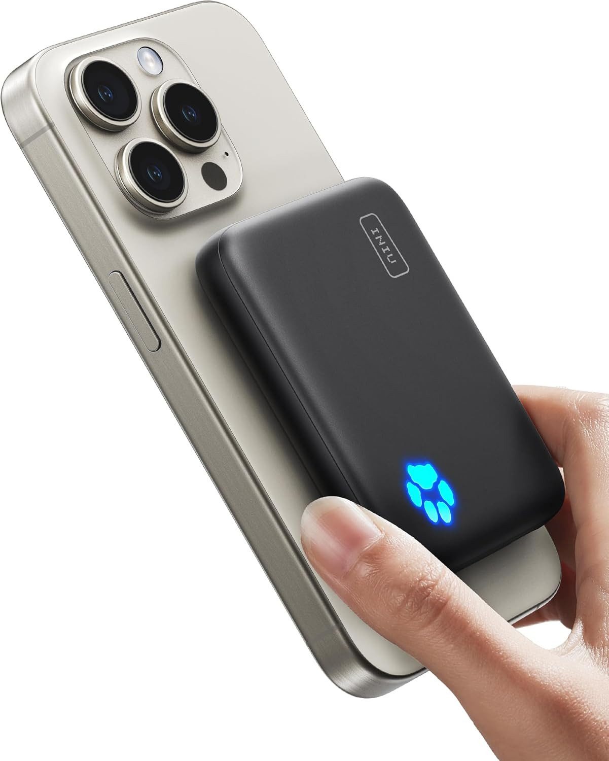 UE Stock Magsafe Powerbank 10000mAh 20W Magnetische Externe Batterie USB C Powerbank, ideale Begleiter auf Reisen