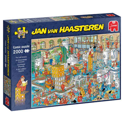 Jumbo Spiele Puzzle Jan van Haasteren In der Craftbier-Brauerei Puzzle, 2000 Puzzleteile
