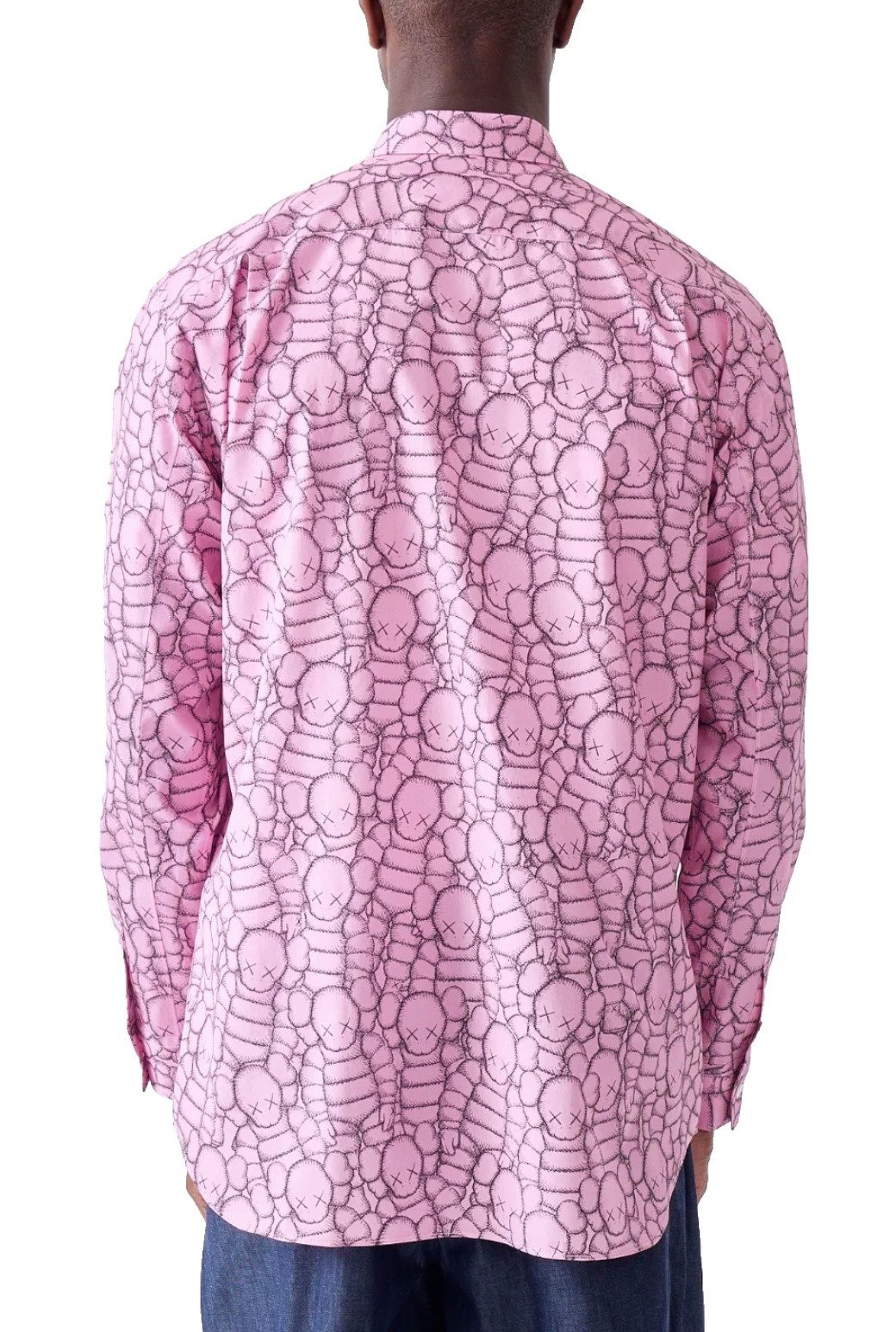 COMME des GARÇONS Langarmhemd x KAWS Chum Printed Dress Shirt Limitierte Sammler-Edition Sammlerstück – Deadstock, perfekt für Fashion Kunstliebhaber