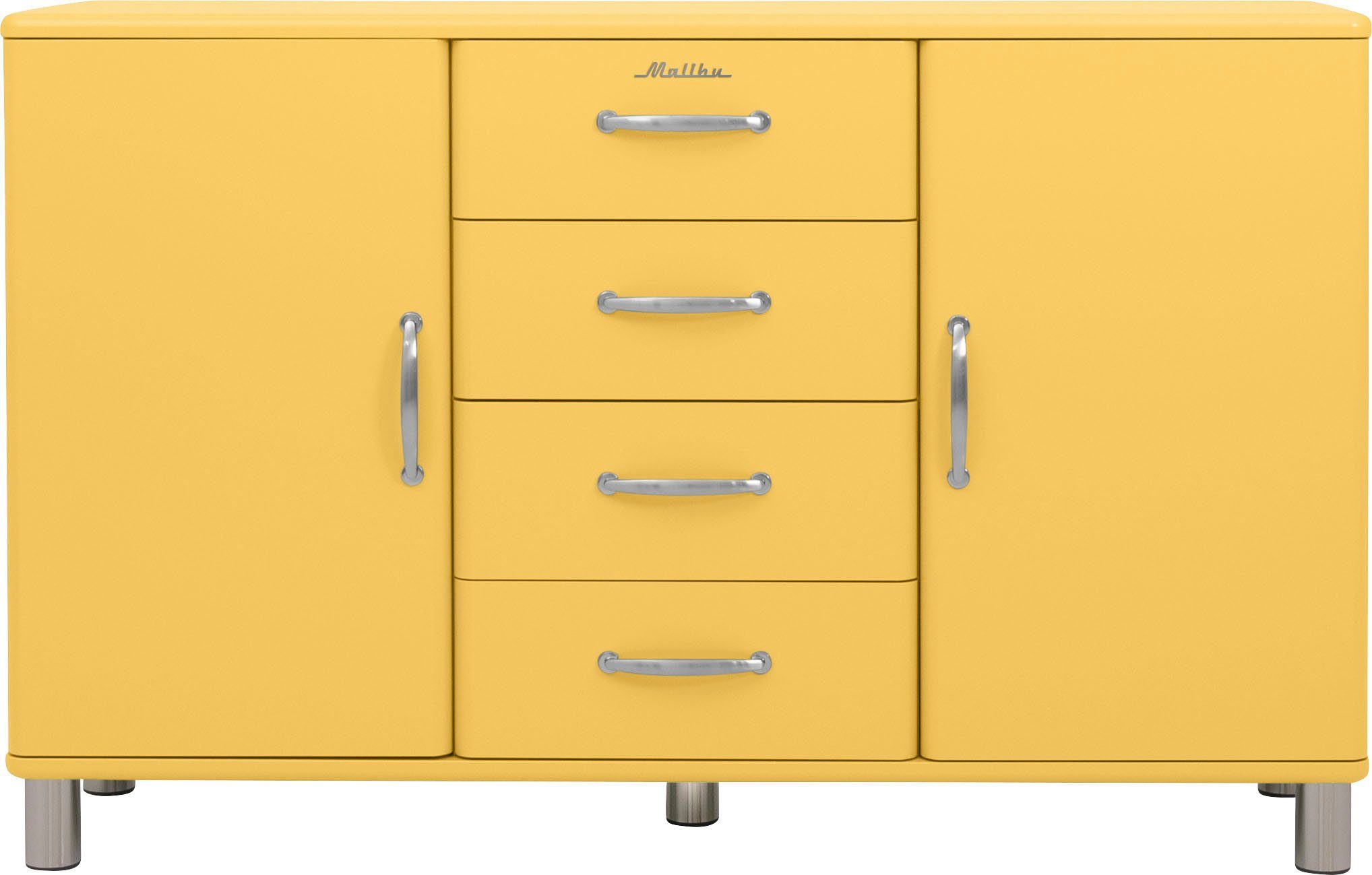 Tenzo Sideboard Malibu, mit dem Malibu Logo auf der mittleren Schubladenfront, Breite 146 cm