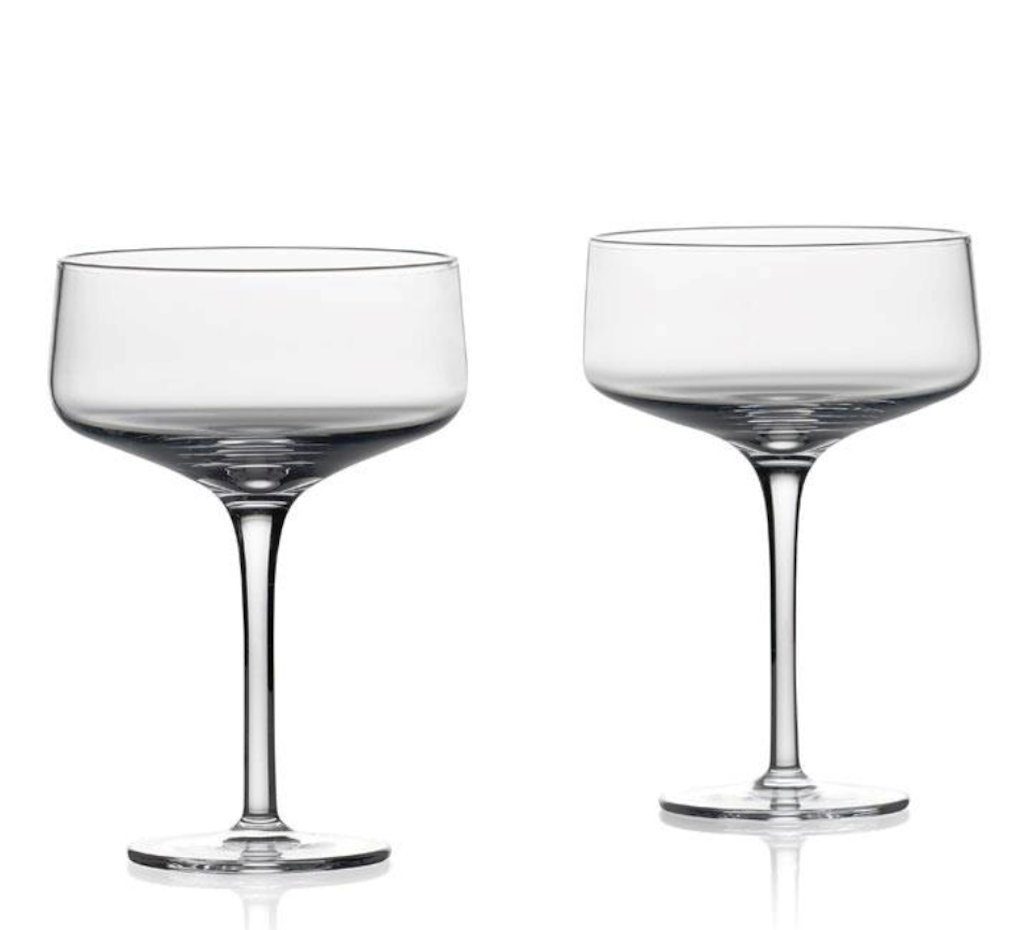 Zone Denmark Cocktailglas Rocks, Kirstallglas mundgeblasen, 2-teilig, spülmaschinengeeignet