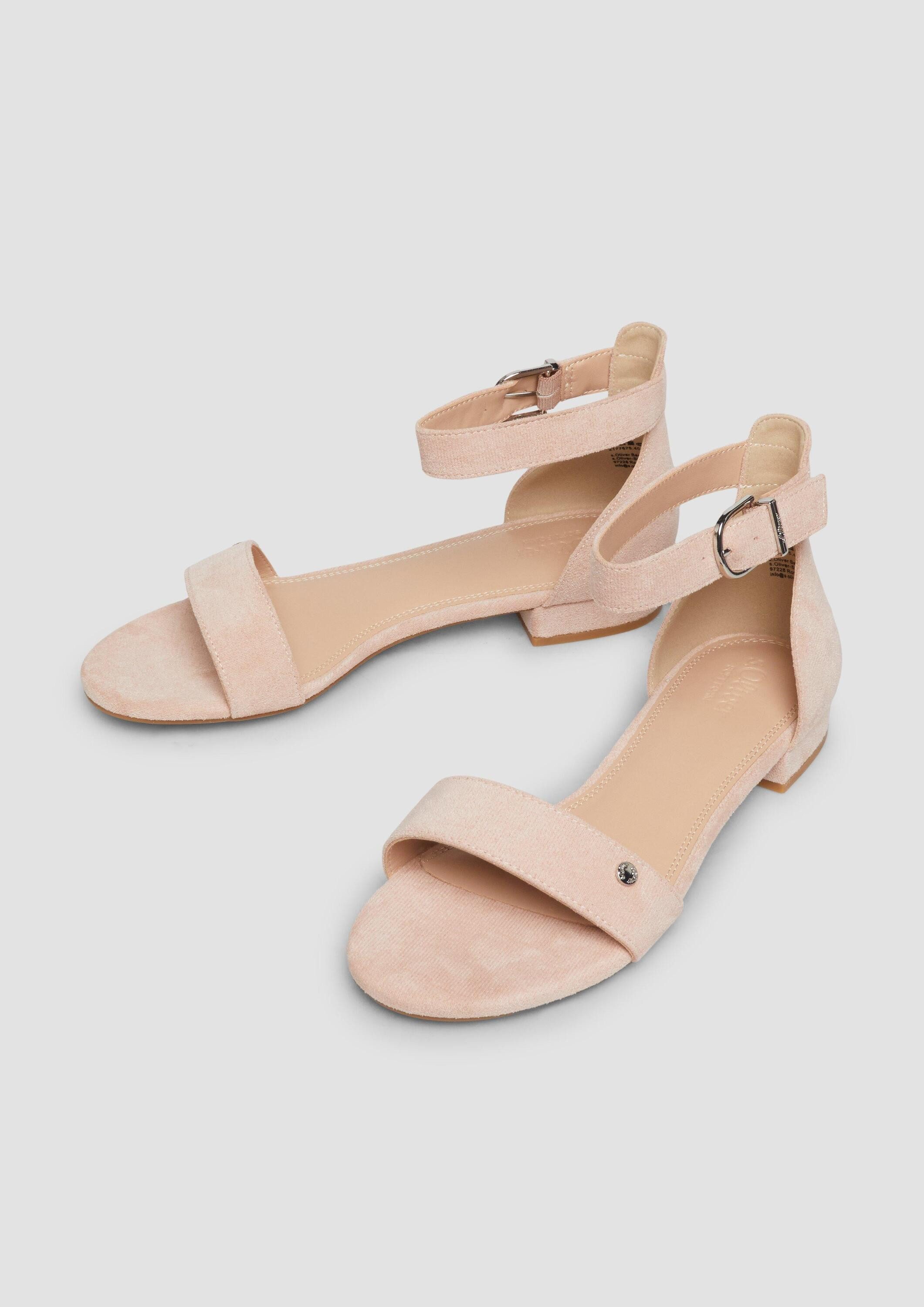 s.Oliver Sandalen Sandale Sandalen in Leder-Optik