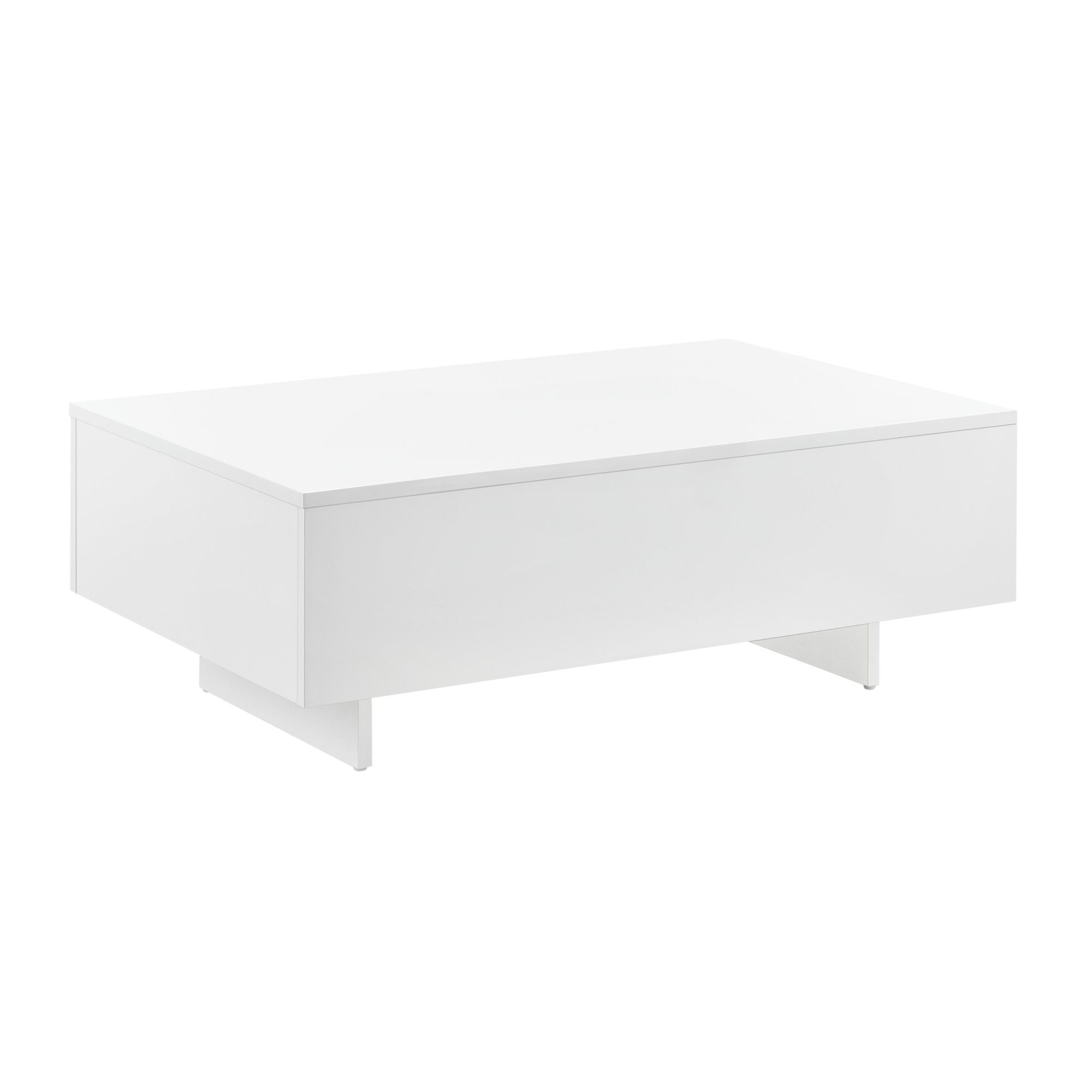 en.casa Couchtisch, Vänersborg Beistelltisch 85x55x31cm, Weiß günstig online kaufen