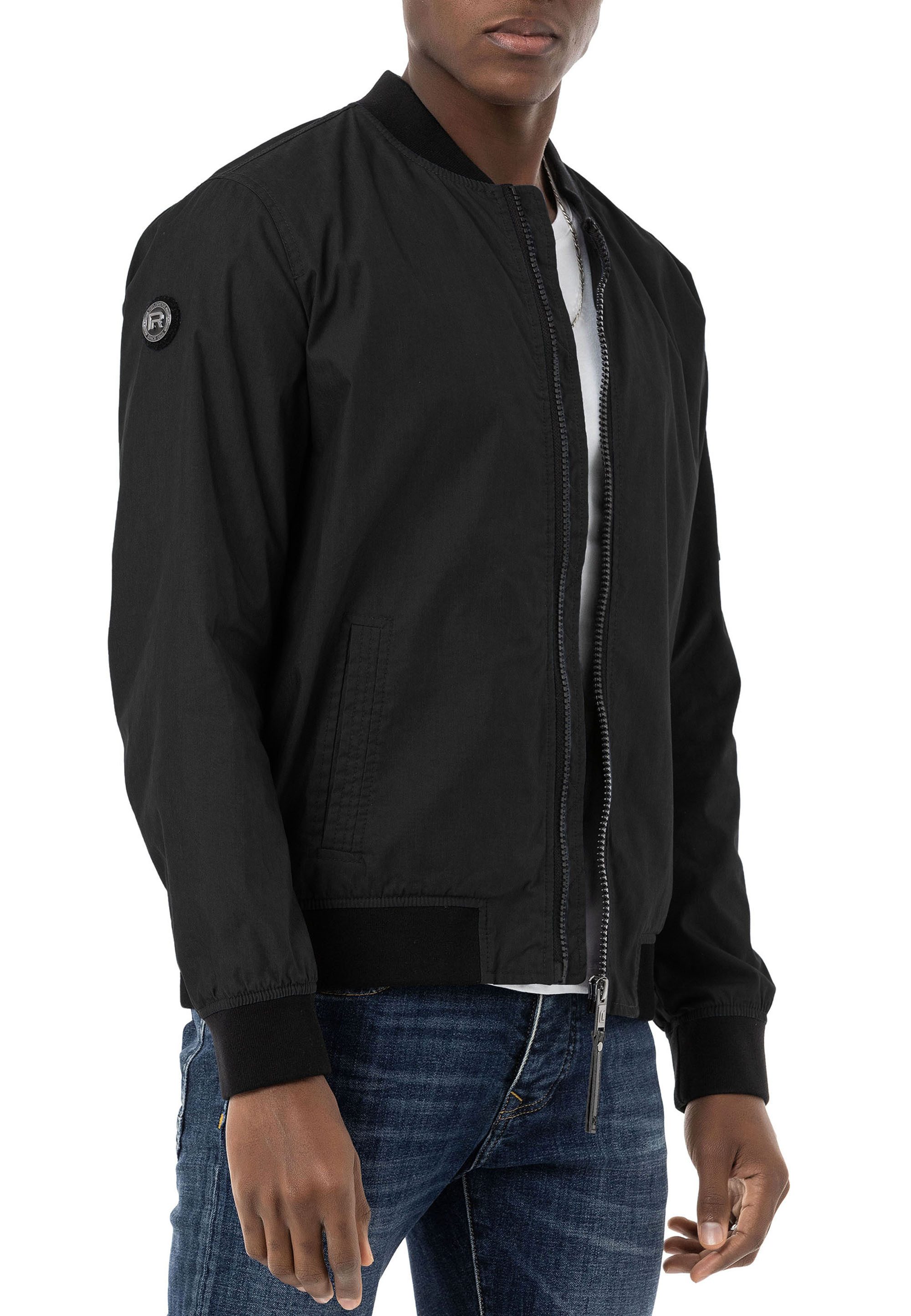 RedBridge Blouson mit Stehkragen Reißverschluss und Rippenbund Übergangsjacke