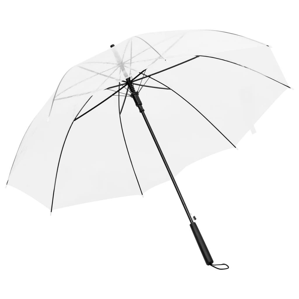 vidaXL Stockregenschirm Regenschirm Transparent 100 cm