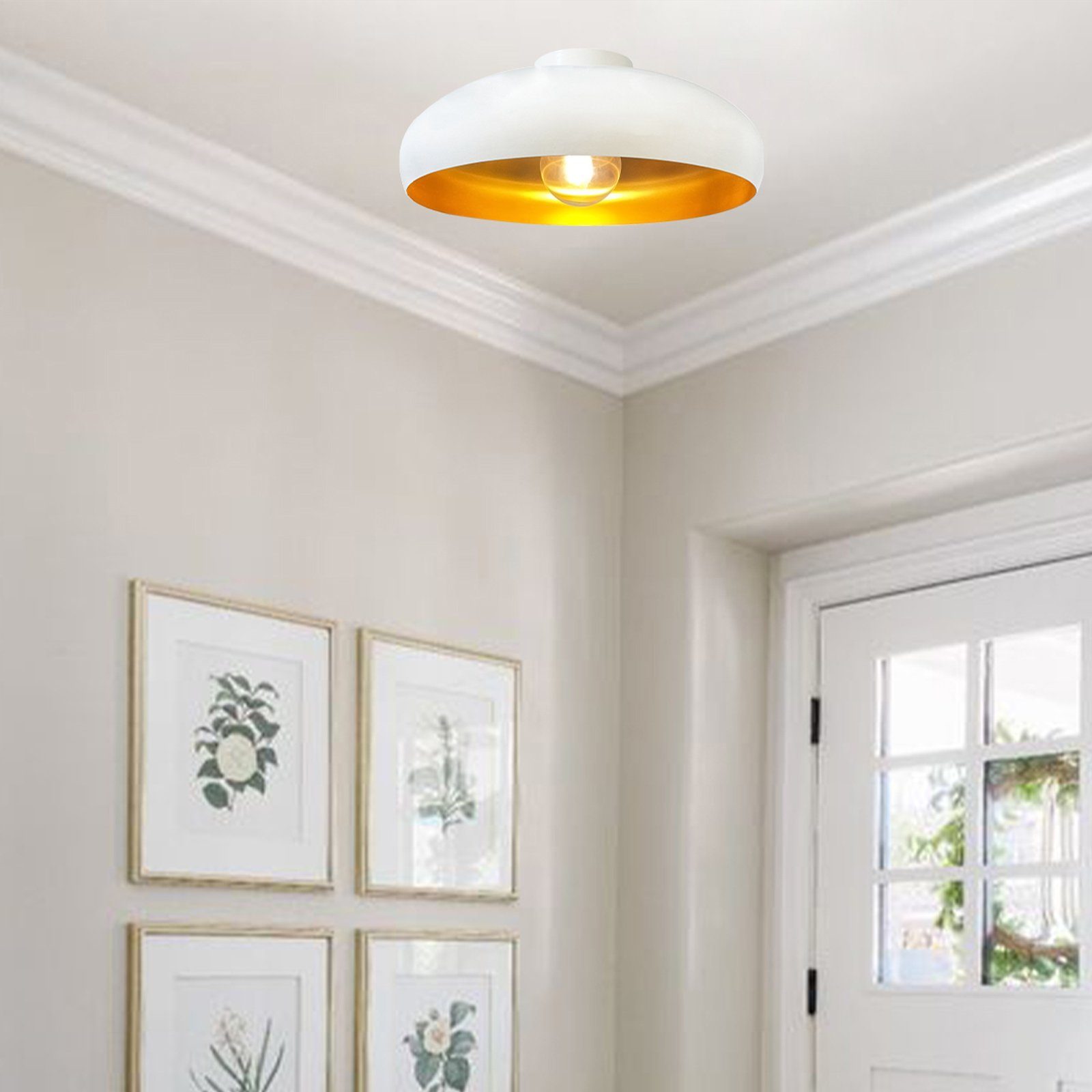 Bamyum Deckenleuchte Bamyum Deckenleuchte I Androa I Ø40 cm Metall Lampe, ohne Leuchtmittel