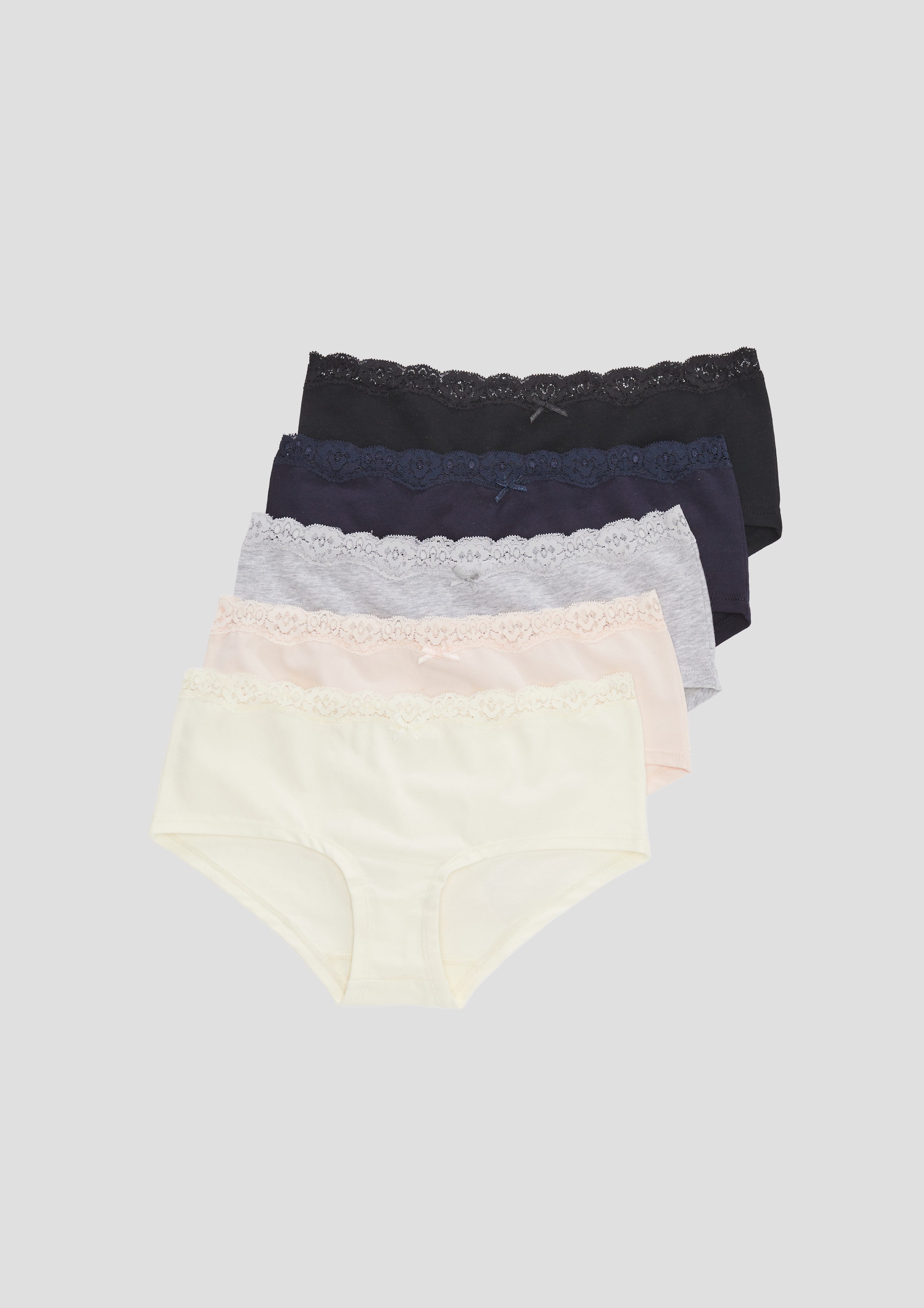 s.Oliver Panty (5er-Pack) aus elastischer Baumwoll-Qualität, mit Aufbewahrungsbox
