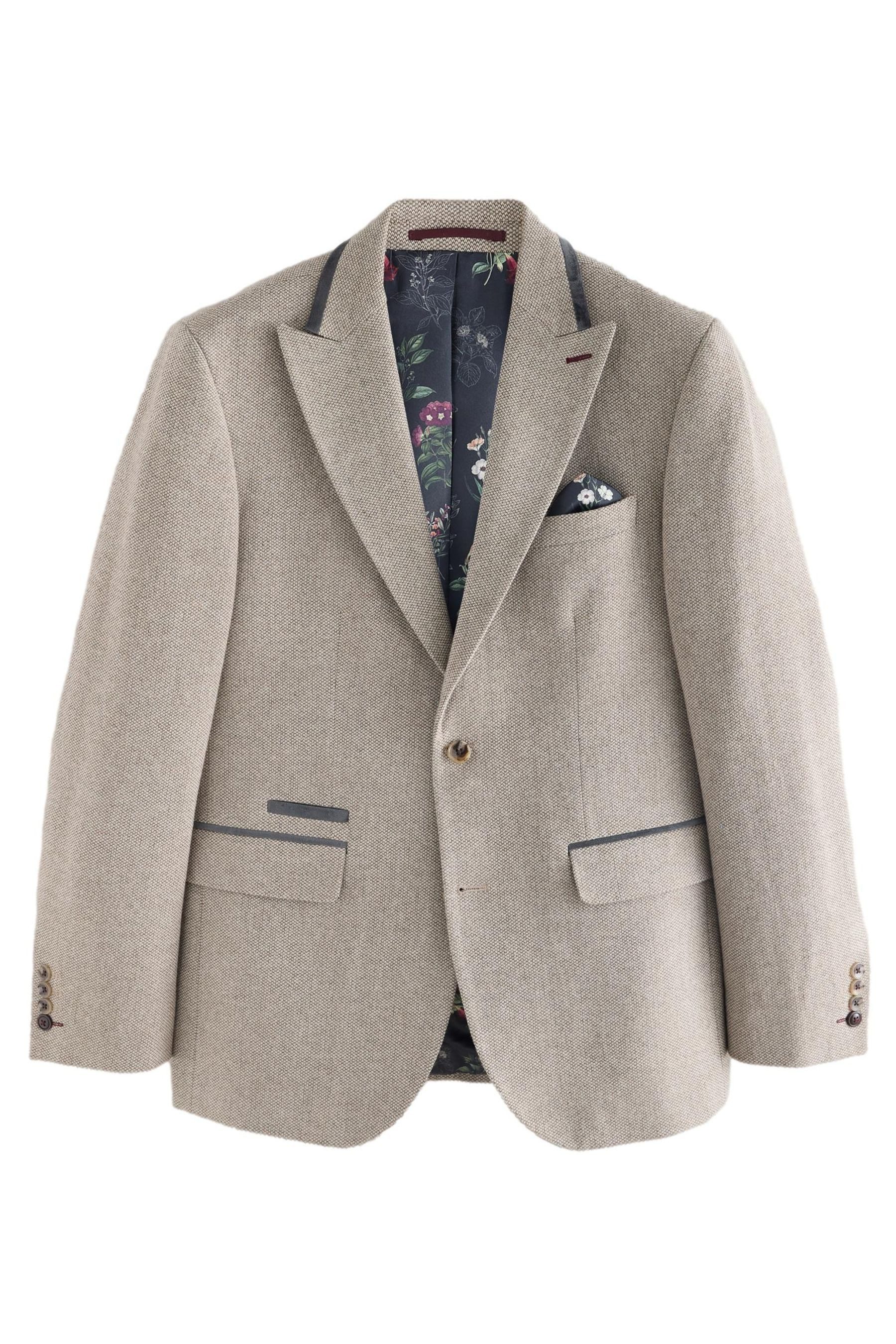 Next Sakko Slim Fit Anzugsakko aus strukturiertem Wollgemisch (1-tlg) günstig online kaufen