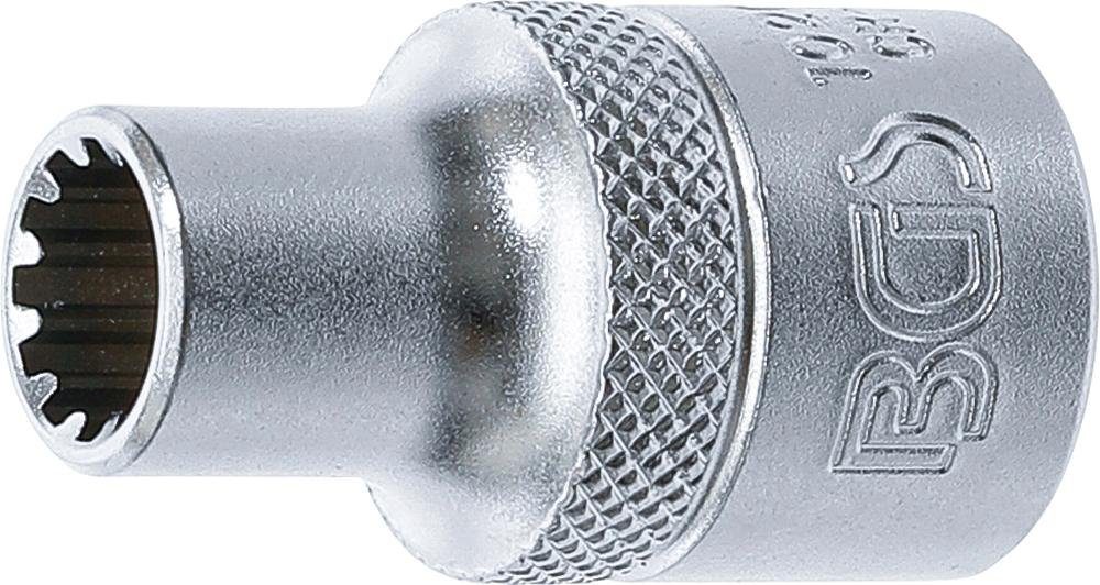 (1/2), BGS Steckschlüssel-Einsatz SW Steckschlüssel Gear mm Innenvierkant Antrieb Lock, technic 9 12,5 mm