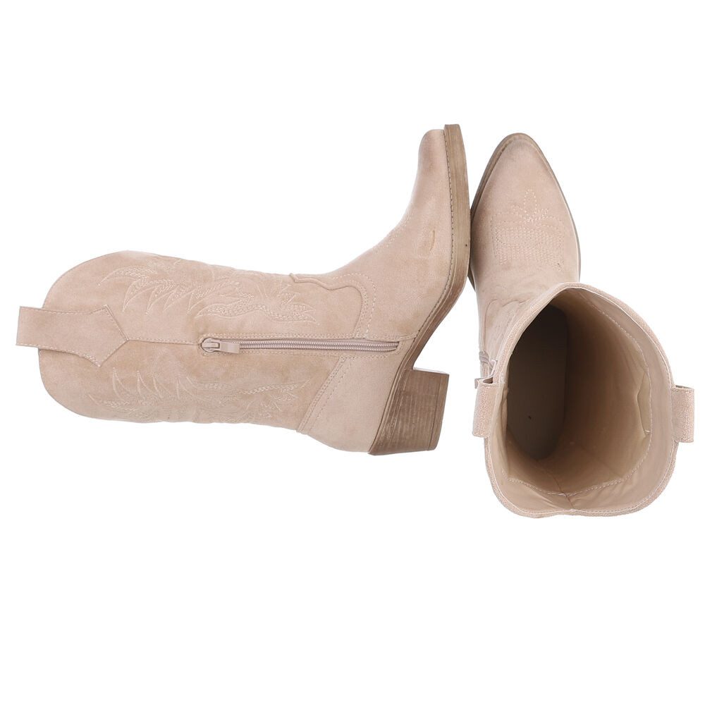 Ital-Design Elegante Cowboystiefel mit Stickerei für Damen Westernstiefel ( günstig online kaufen