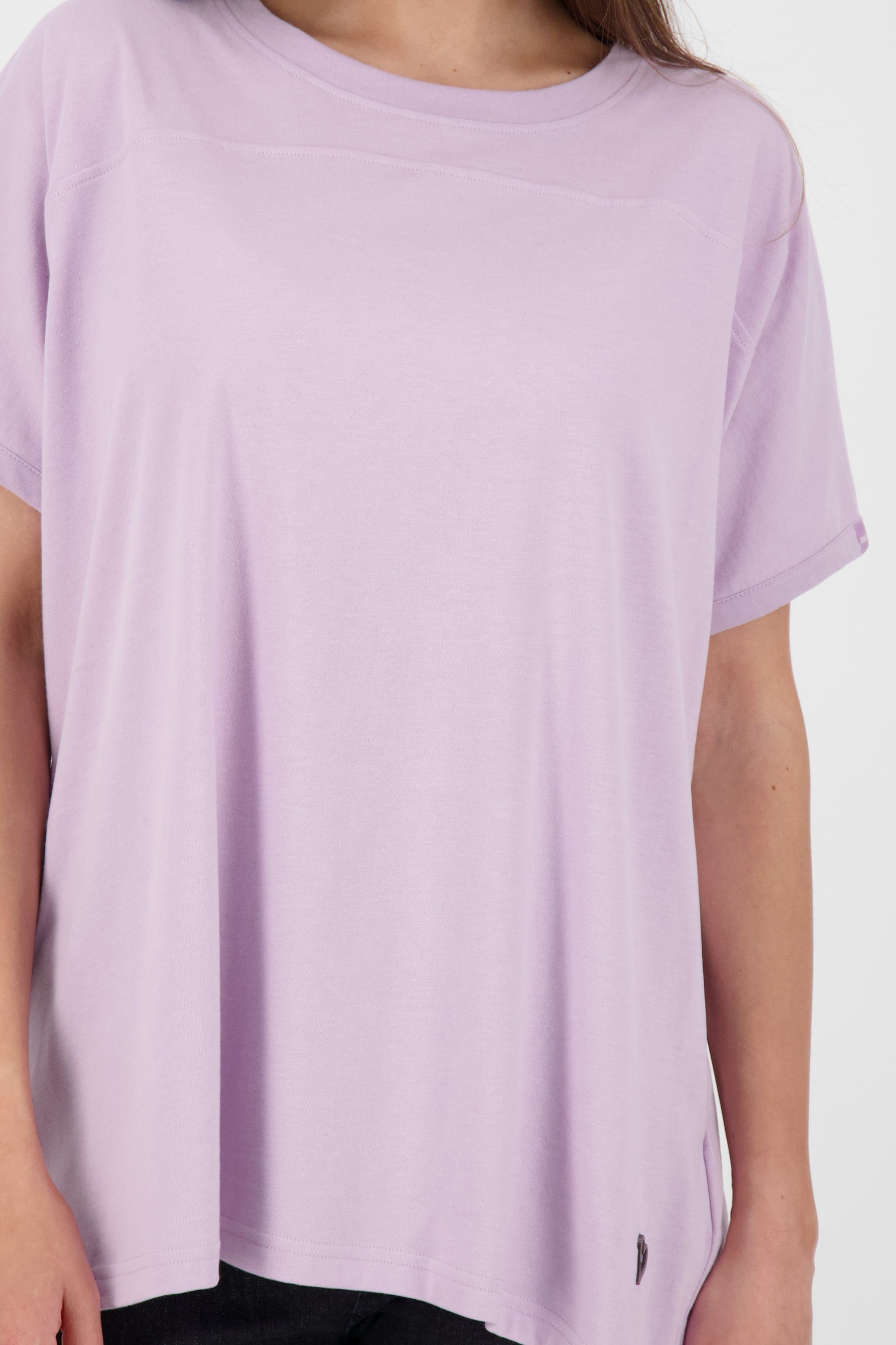 Rundhalsshirt Shirt lavender Alife & Damen Kickin Shirt DiniAK