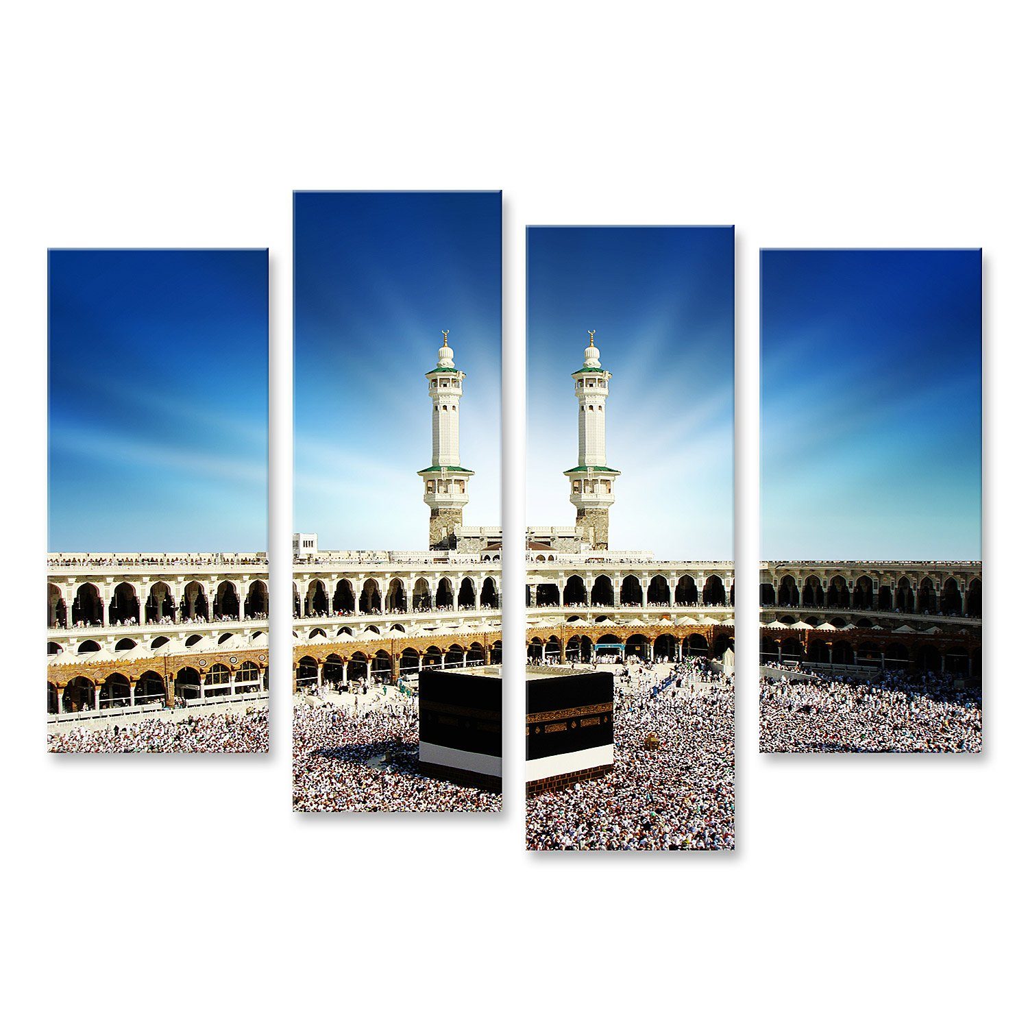 Leinwandbild Bild auf Leinwand Kaaba Mekka Saudi-Arabien Wandbild Poster Kunstdruck