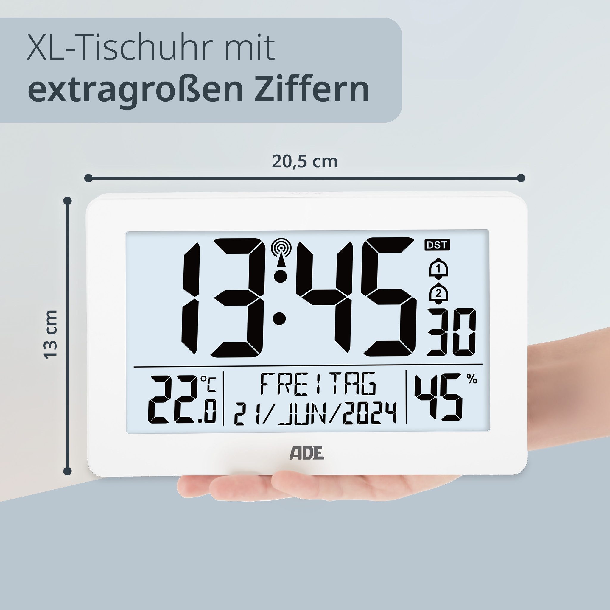 ADE Funktischuhr Digitale Tischuhr Wecker mit günstig online kaufen