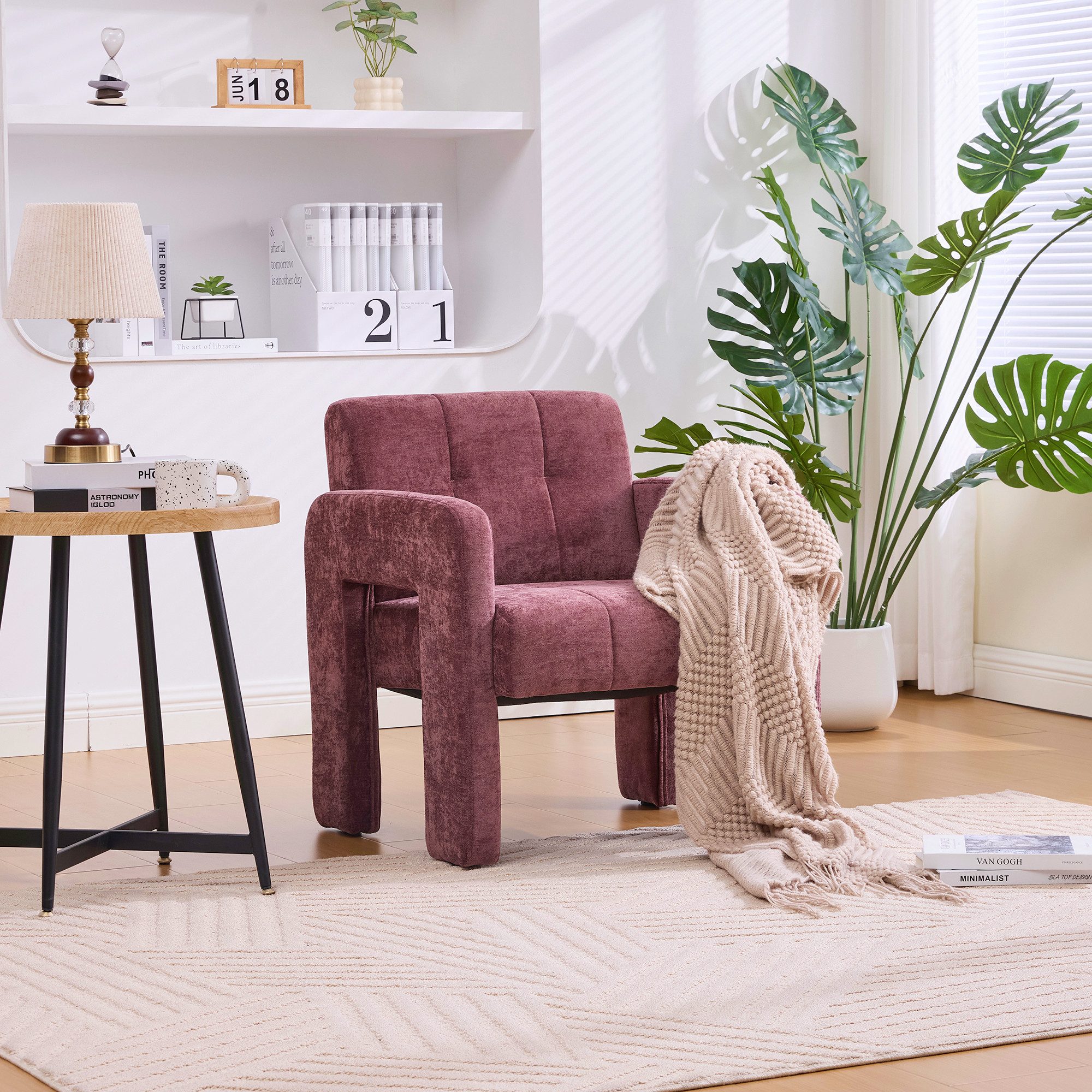 HAUSS SPOLE Relaxsessel Moderne Einzelsessel Polstersessel Wohnzimmersofa Ergonomische