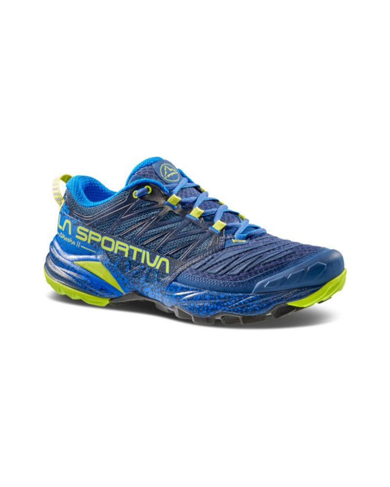 Akasha II stormblau/lime Herren Laufschuh