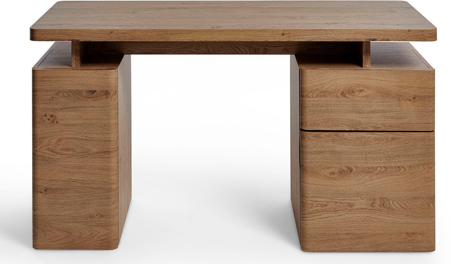 Jahnke Schreibtisch CU-LIBRE 140 (1-St), Platzsparender Arbeitsplatz, mit 1 Schublade und 2 Türen, 135 cm
