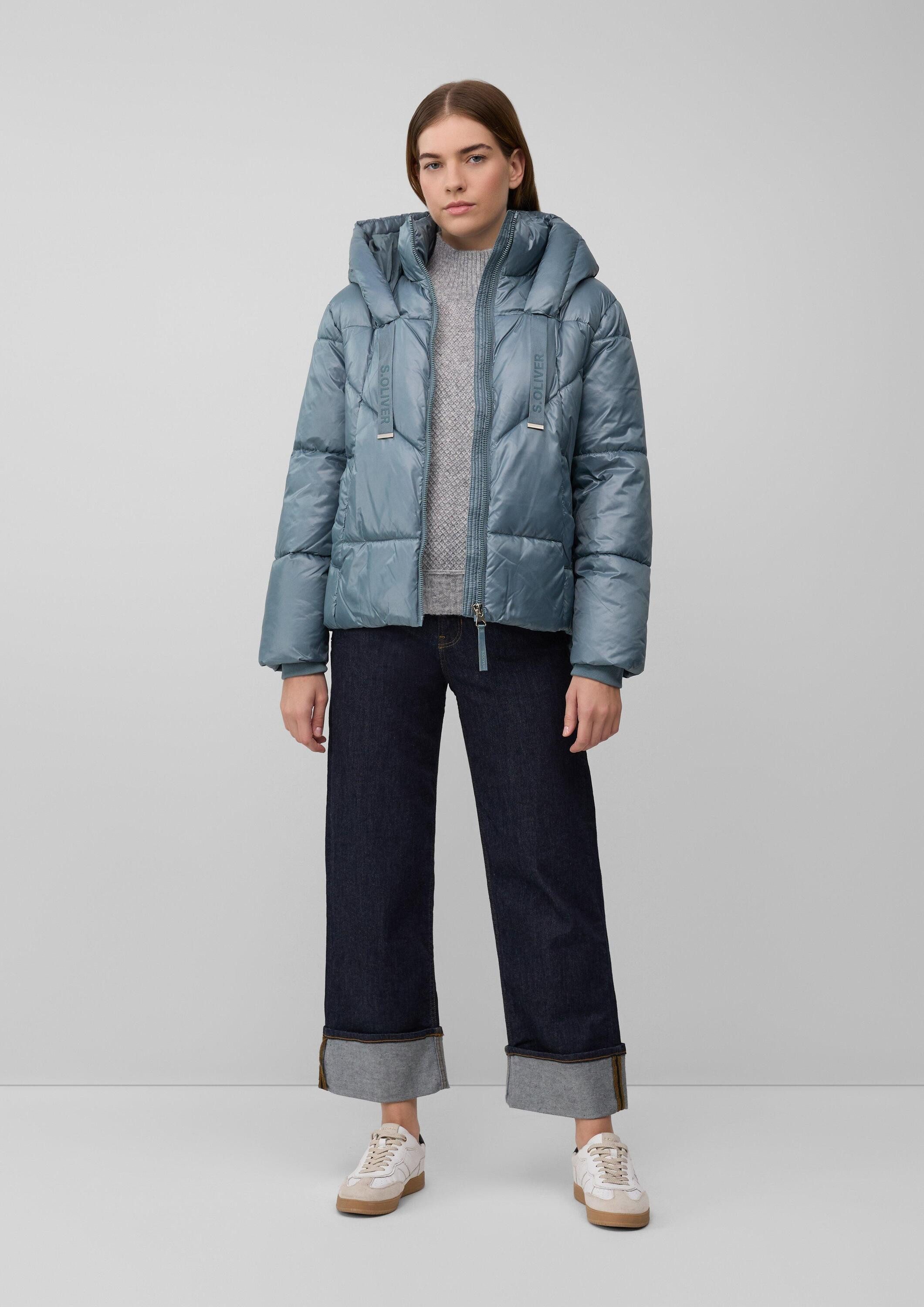 s.Oliver Winterjacke Outdoor-Jacke Steppjacke mit Weitenregulierung