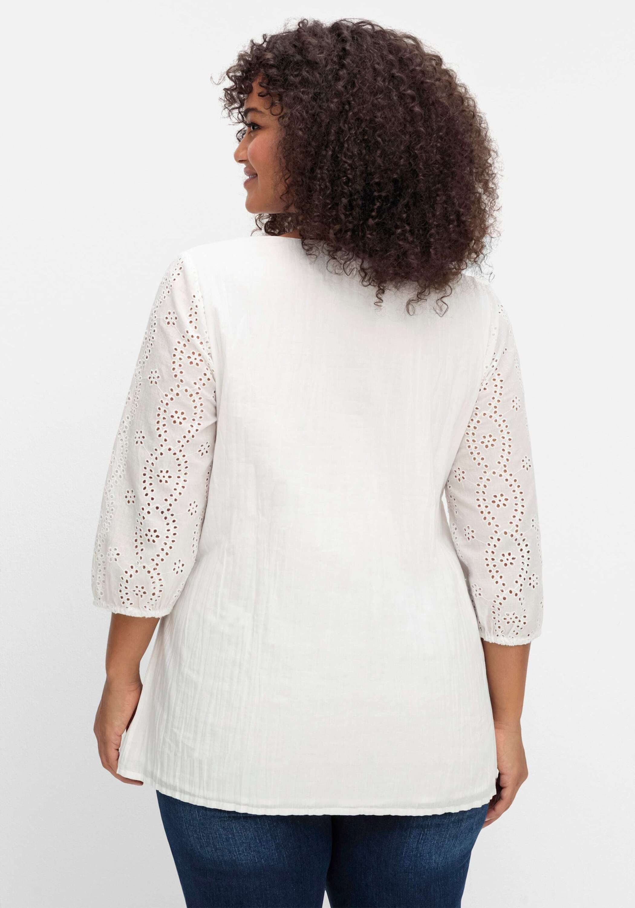 sheego by Joe Browns Klassische Bluse Tunika 3/4-Arm günstig online kaufen