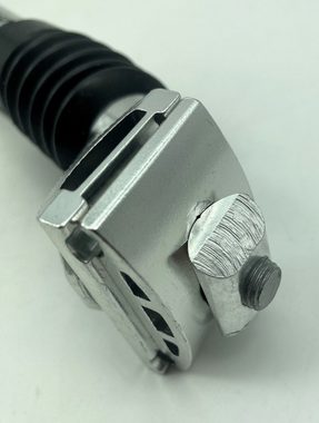 Ergotec Sattelstütze, Ergotec 350mm Federattelstütze Alu silber Ø 25,4mm