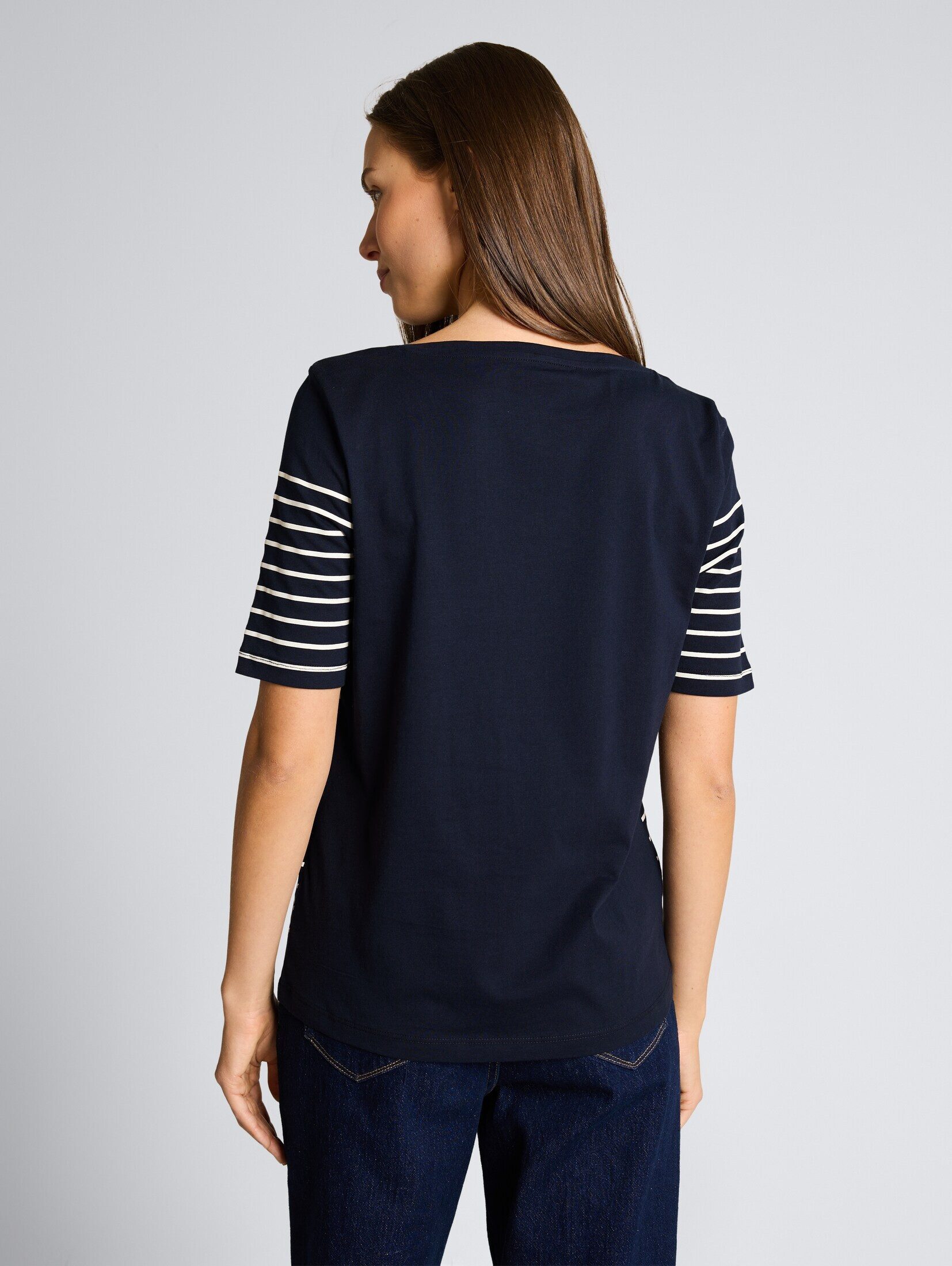 TOM TAILOR T-Shirt T-Shirt T-Shirt mit Streifenmuster
