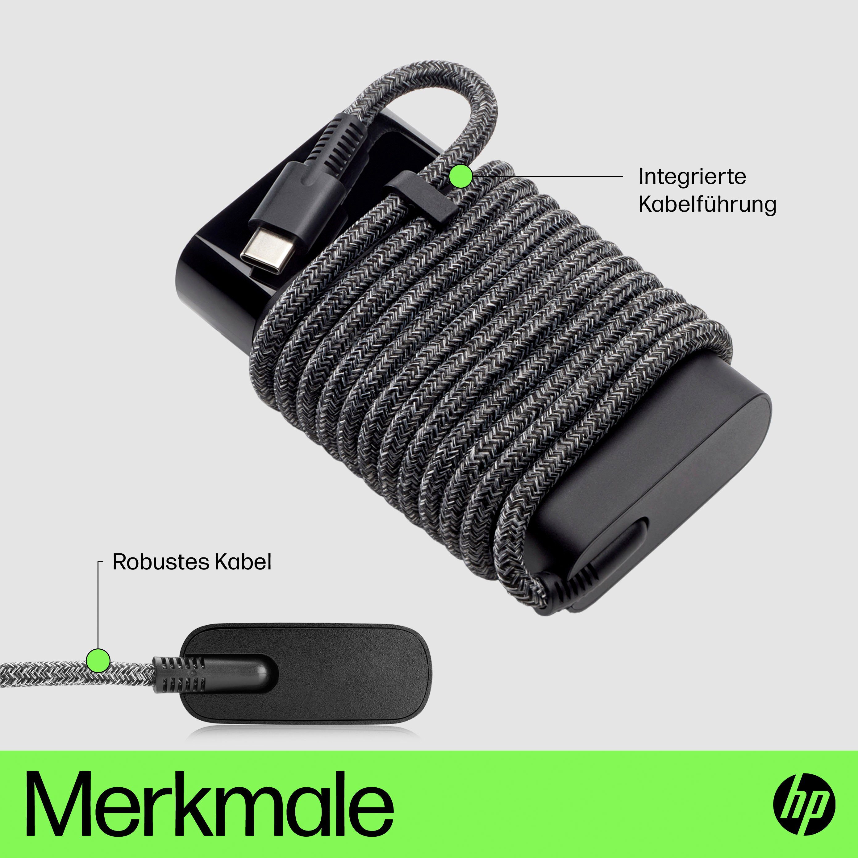 HP 65W USB-C Laptop Charger Notebook-Ladegerät (1-tlg)