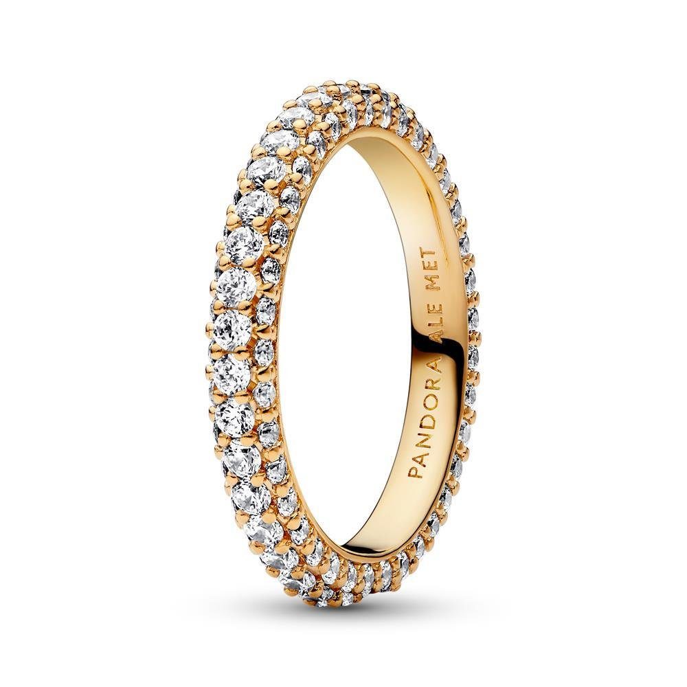 Pandora Fingerring Pavé Ring Timeless für Damen von PANDORA, vergoldet
