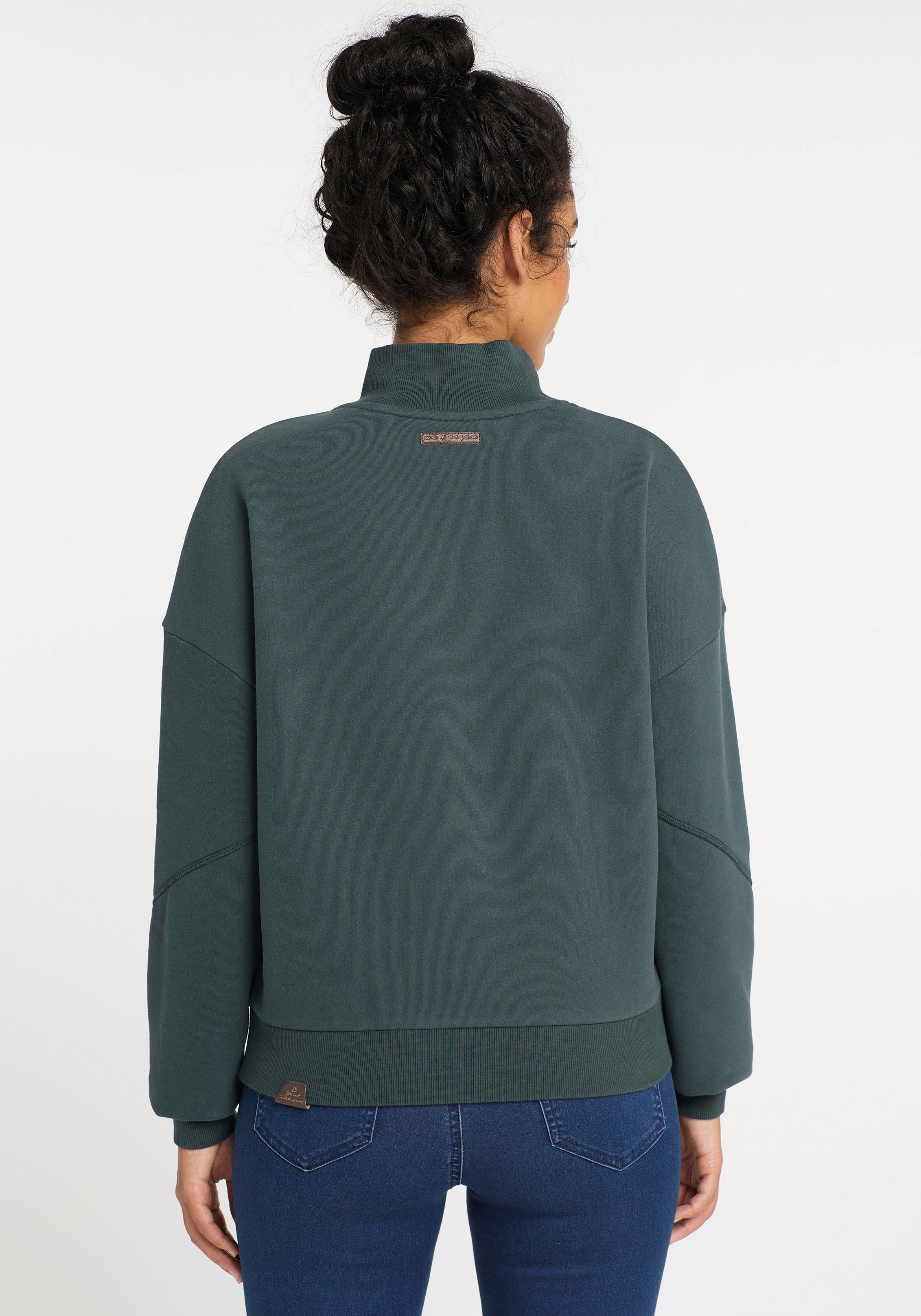 Ragwear Sweater SWEAT dark 5021 KAILA green
