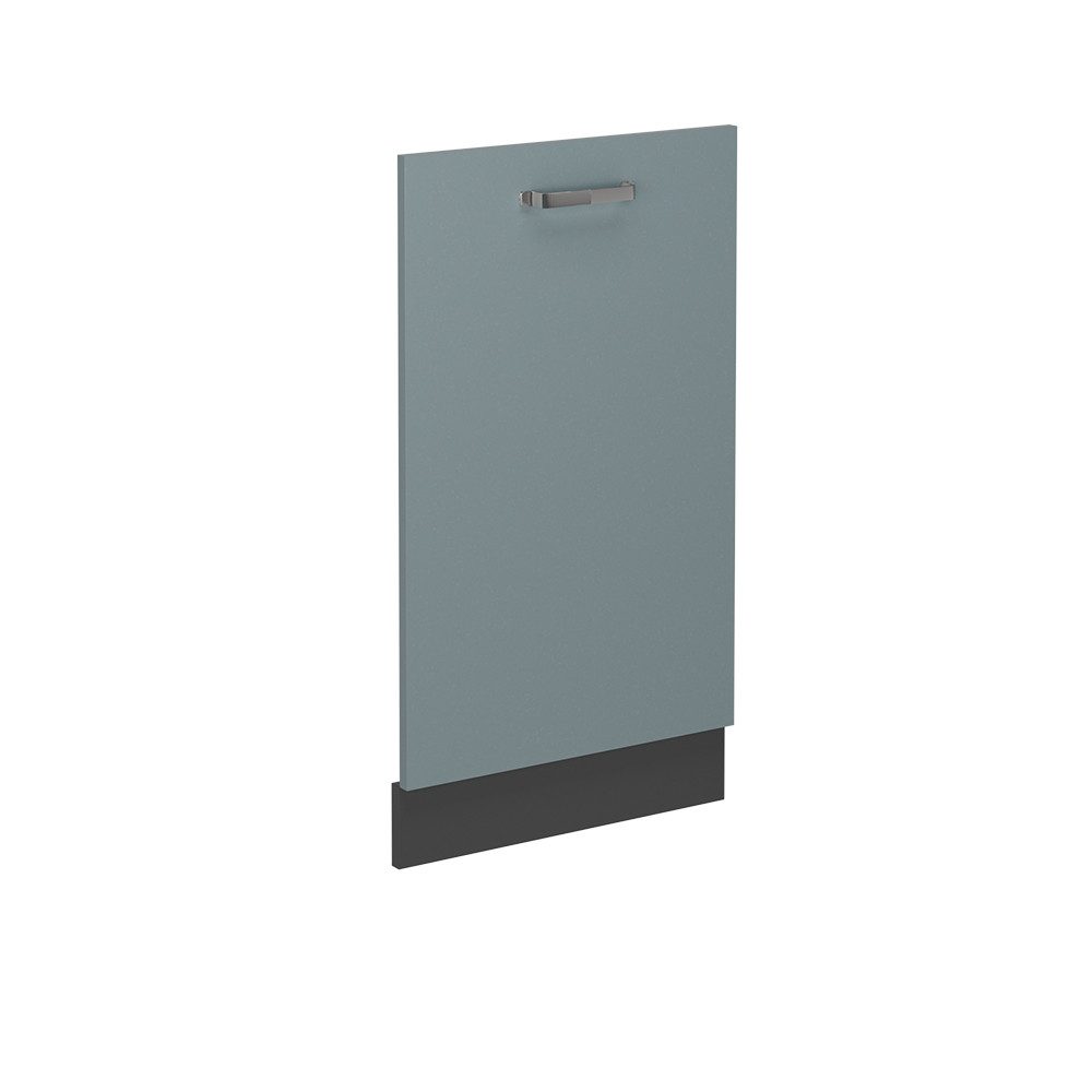 Frontblende R-Line, Blau-Grau/Anthrazit, 45 cm ohne Arbeitsplatte