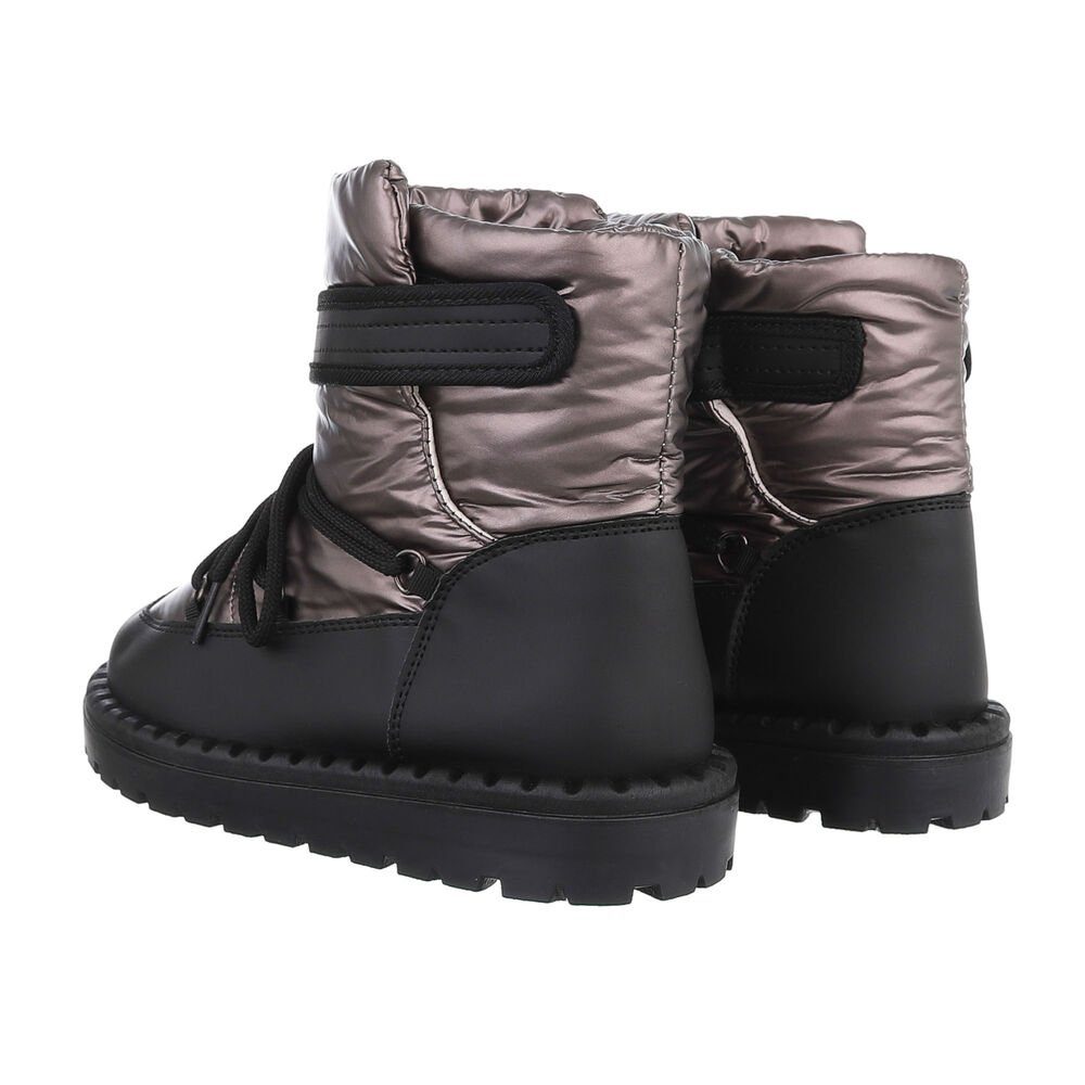 Ital-Design Damen Snowboots Freizeit Snowboots